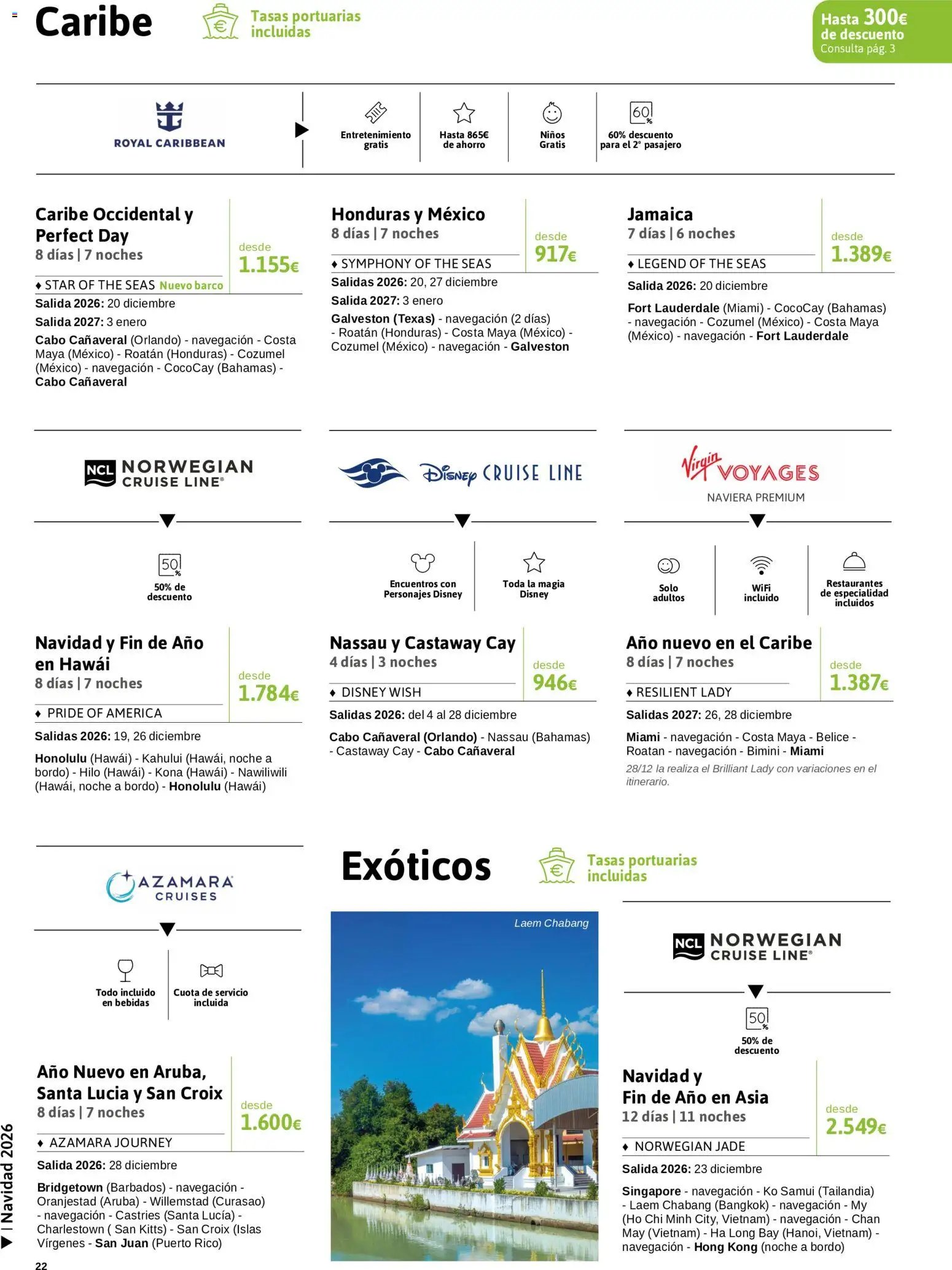 Viajes El Corte Inglés Crucero fantástico