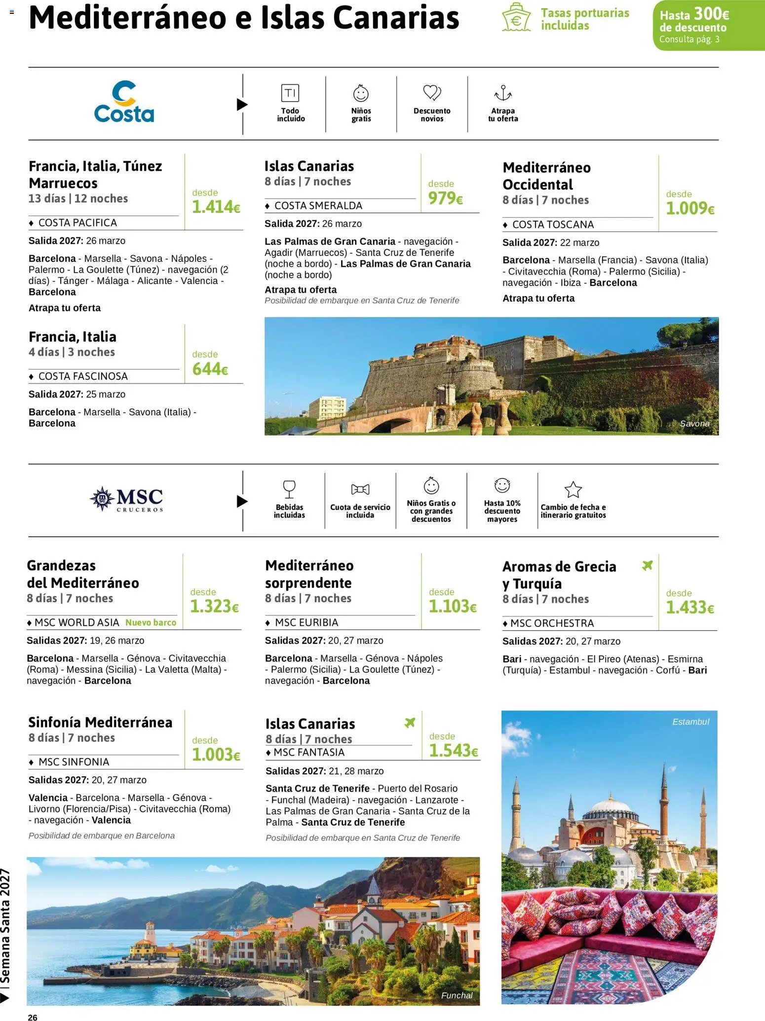Viajes El Corte Inglés Crucero fantástico