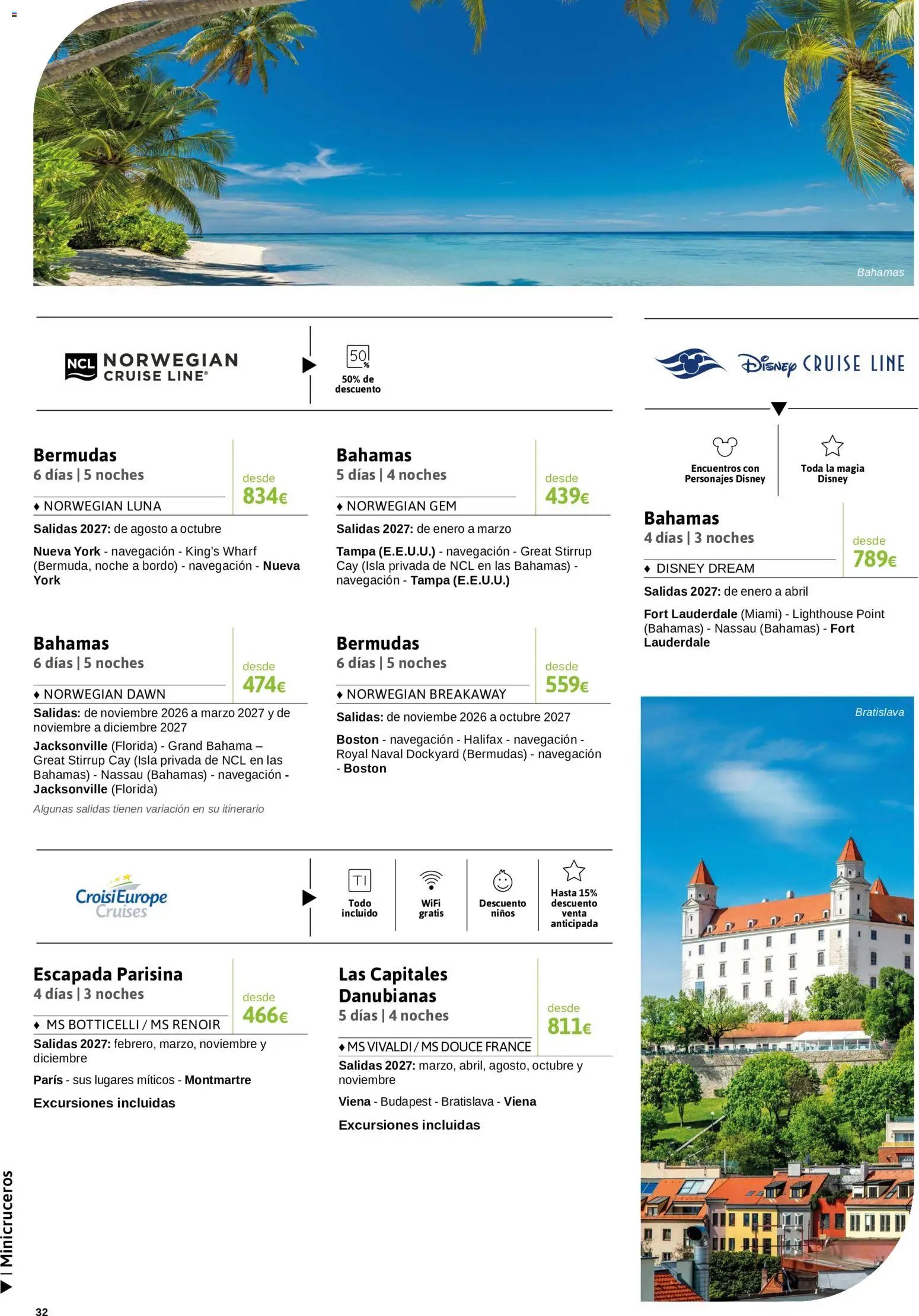 Viajes El Corte Inglés Crucero fantástico