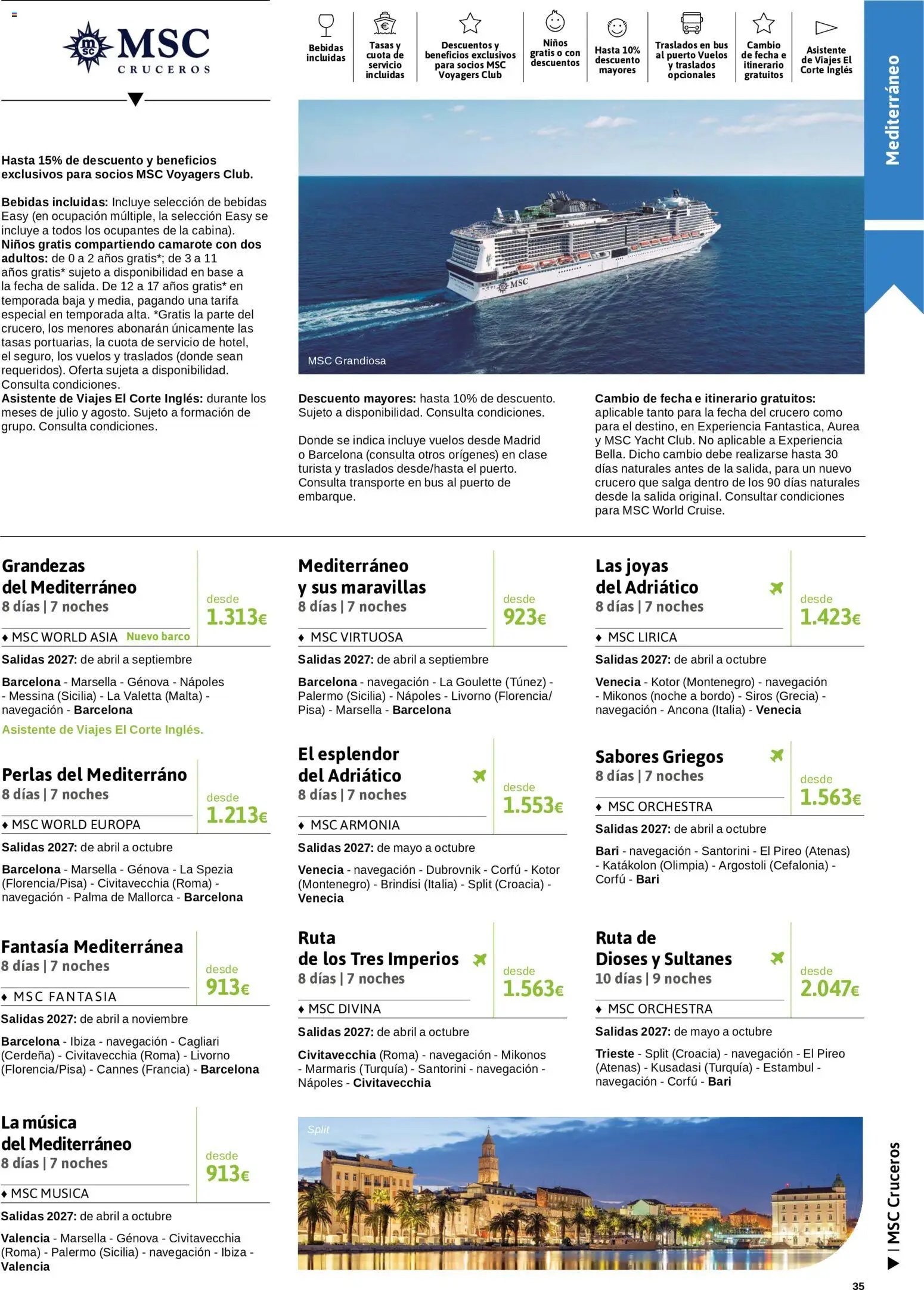 Viajes El Corte Inglés Crucero fantástico