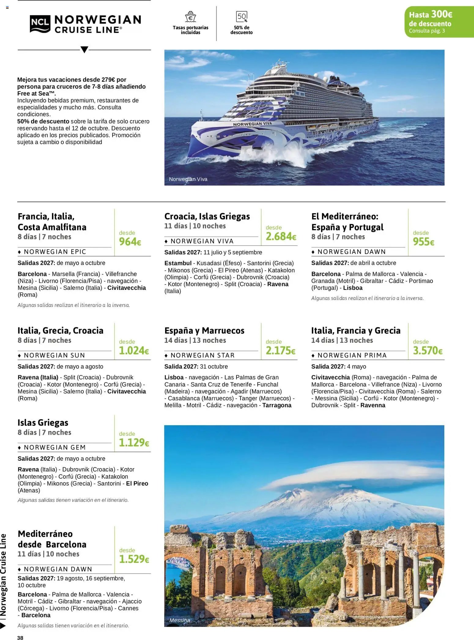 Viajes El Corte Inglés Crucero fantástico