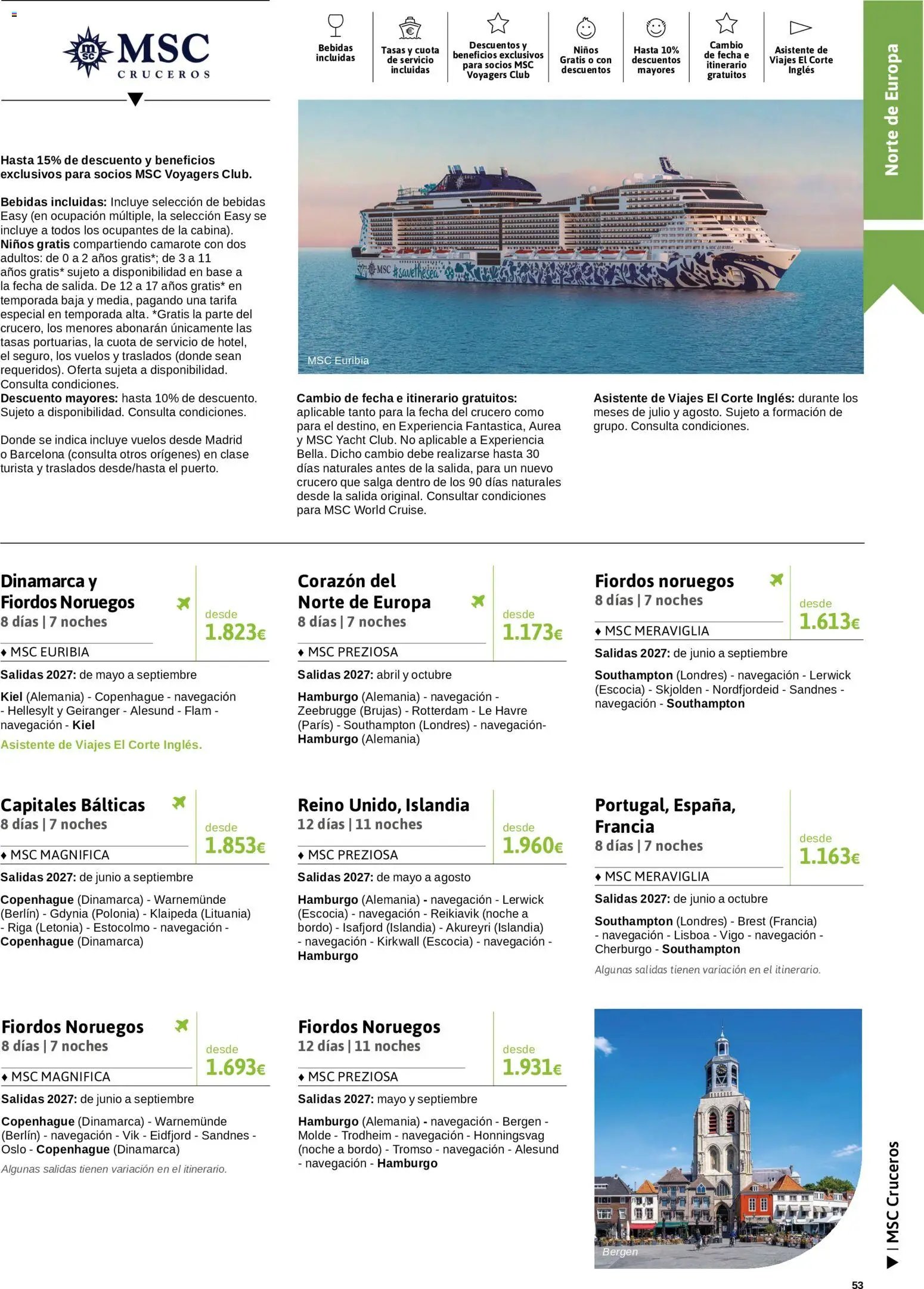 Viajes El Corte Inglés Crucero fantástico