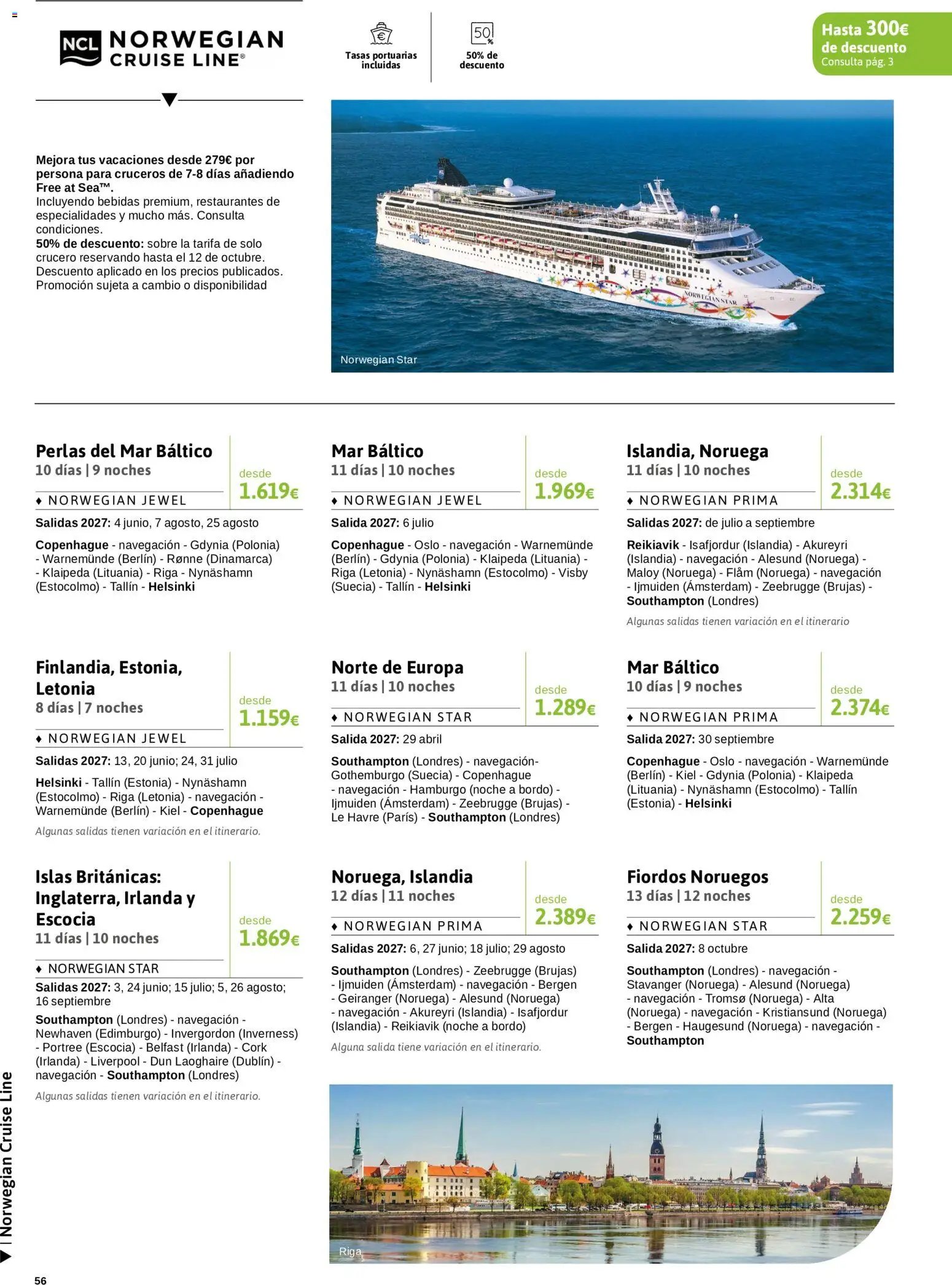 Viajes El Corte Inglés Crucero fantástico