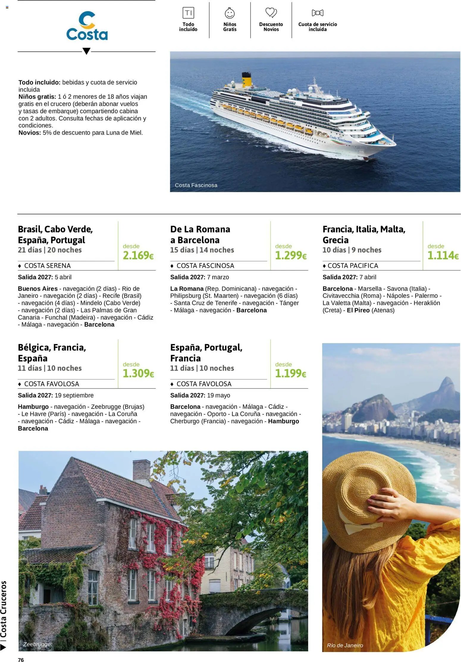 Viajes El Corte Inglés Crucero fantástico
