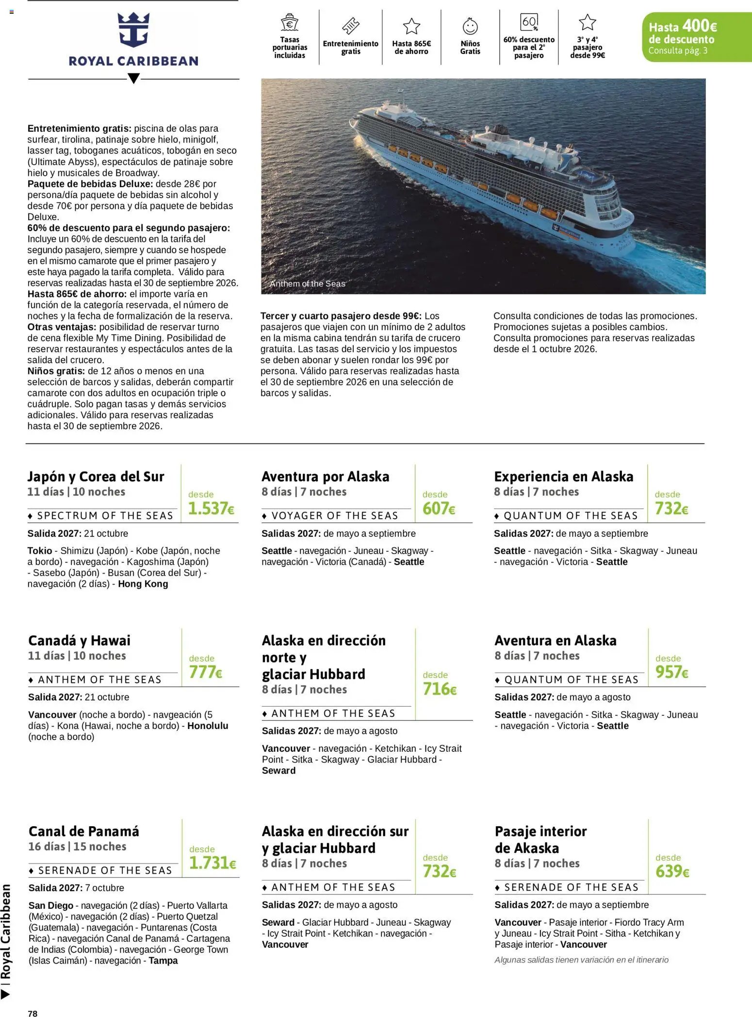 Viajes El Corte Inglés Crucero fantástico