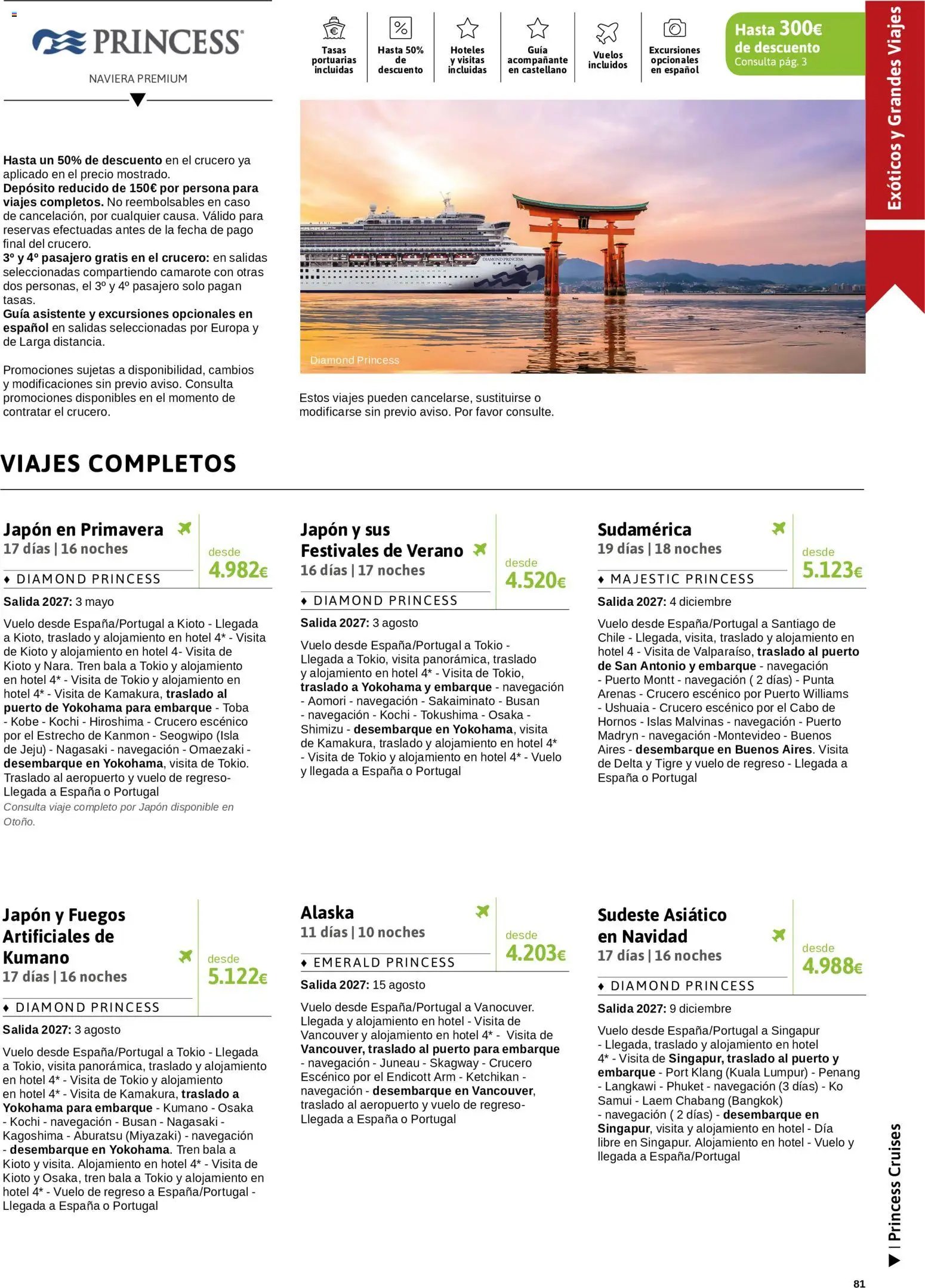 Viajes El Corte Inglés Crucero fantástico