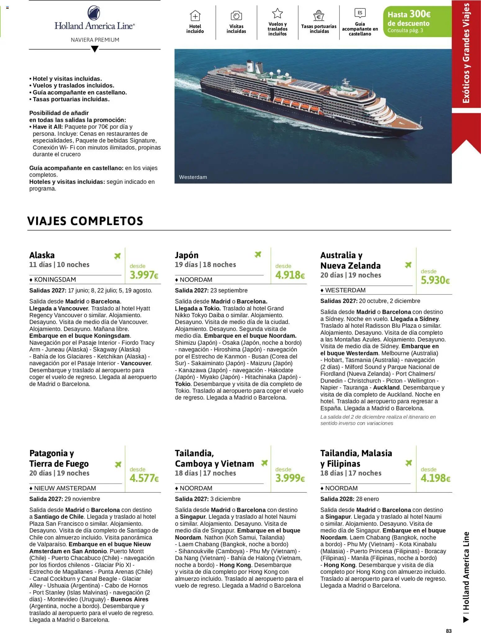 Viajes El Corte Inglés Crucero fantástico