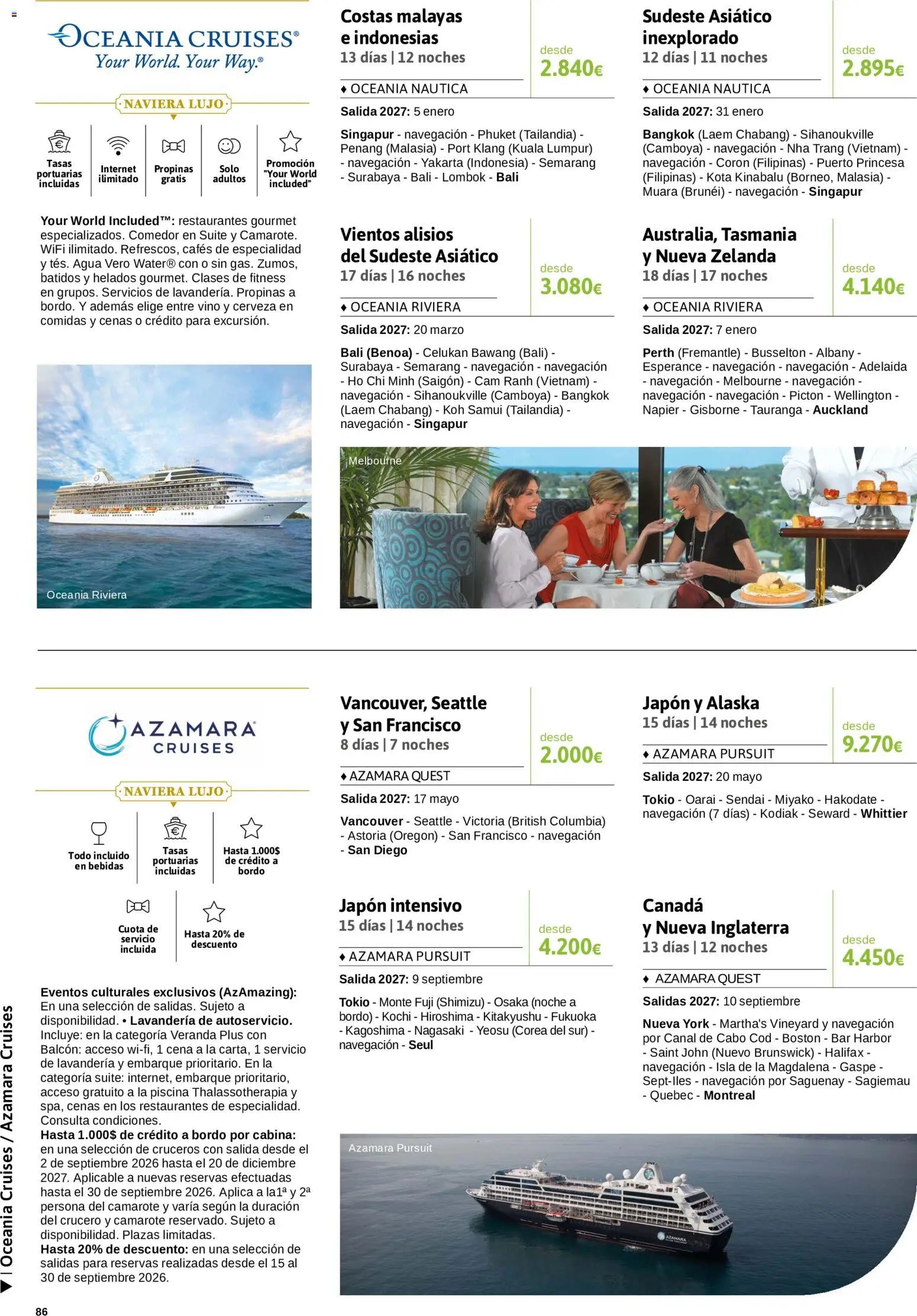Viajes El Corte Inglés Crucero fantástico