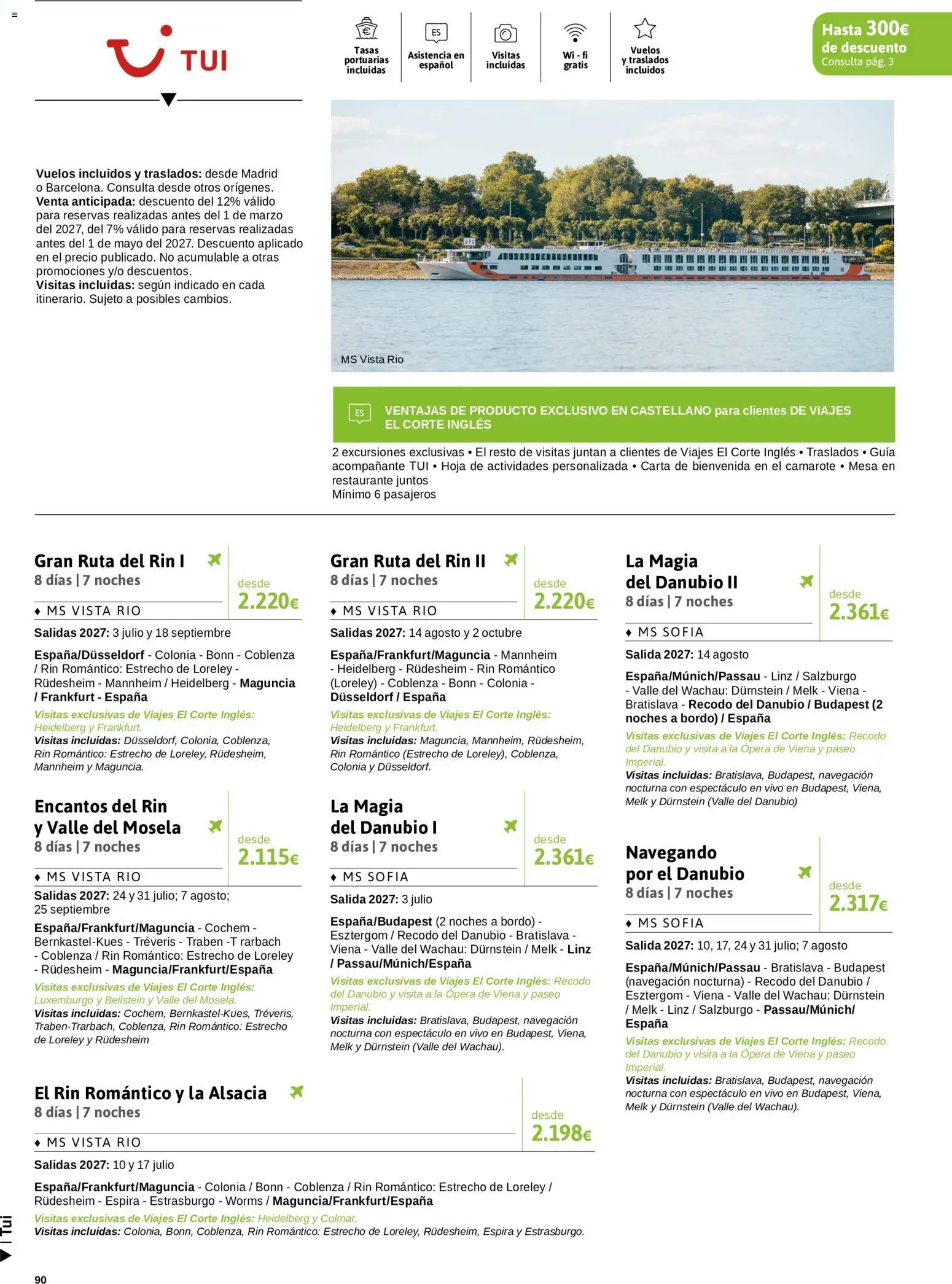 Viajes El Corte Inglés Crucero fantástico