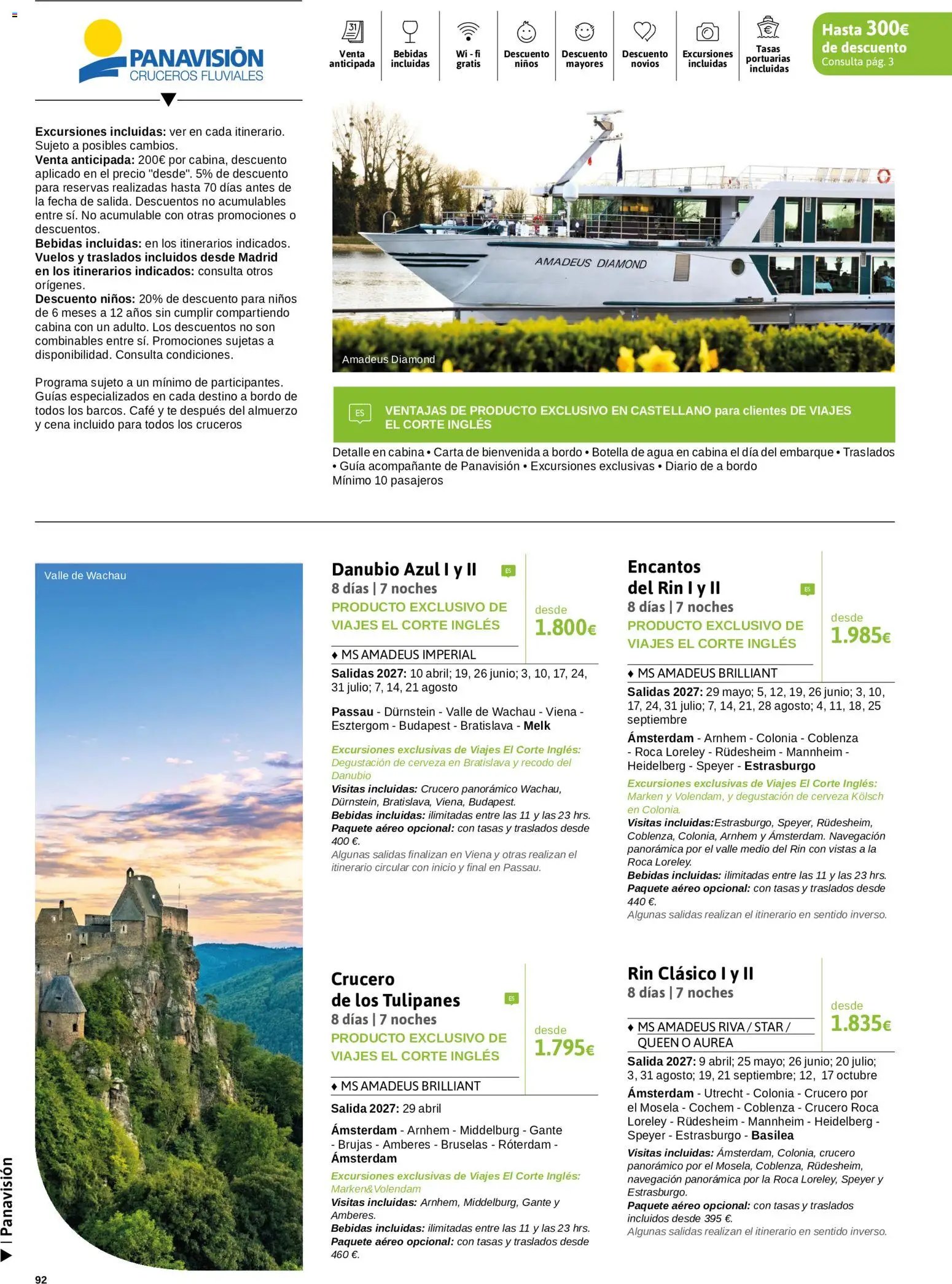 Viajes El Corte Inglés Crucero fantástico