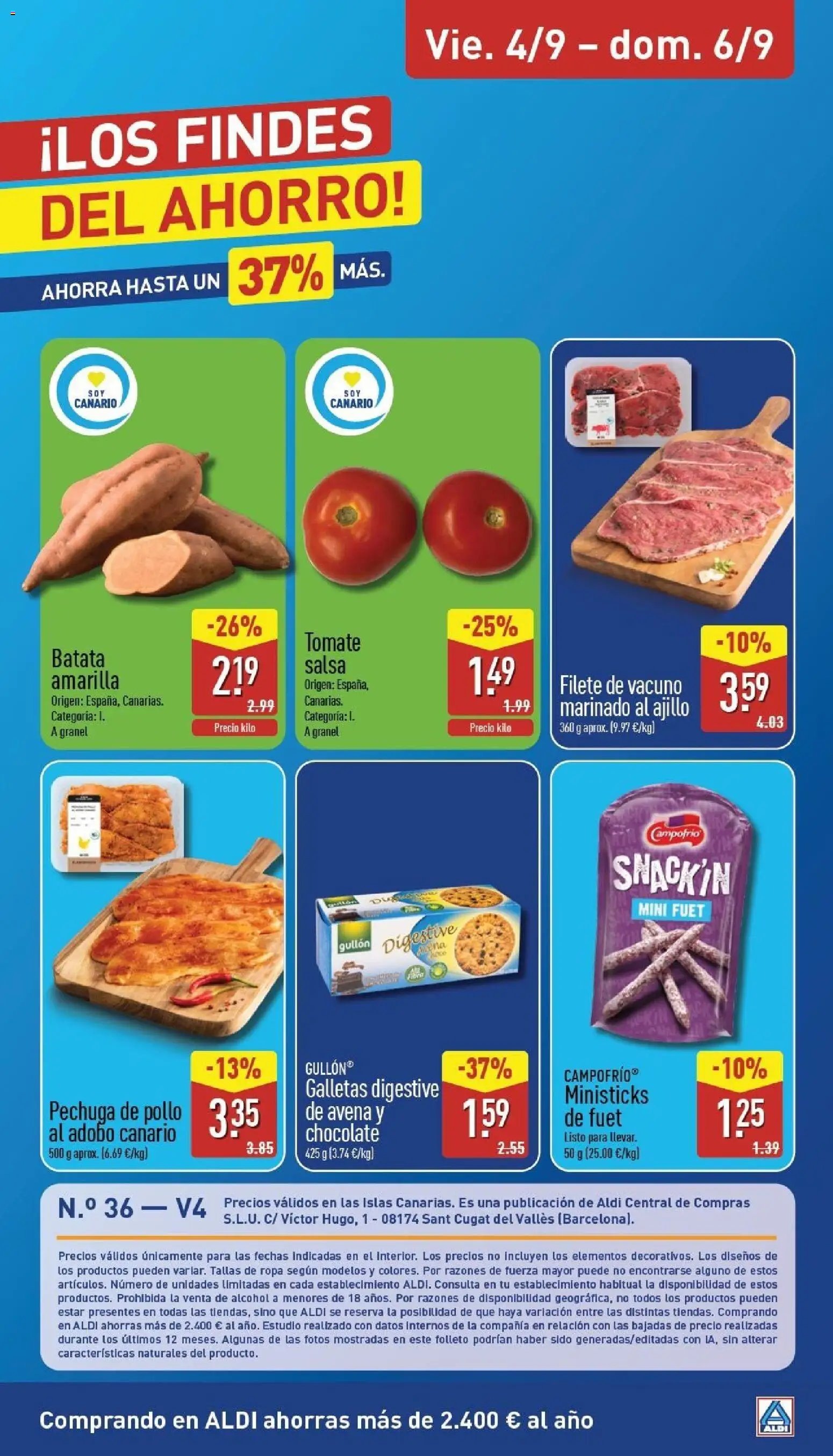 Aldi folleto Canarias