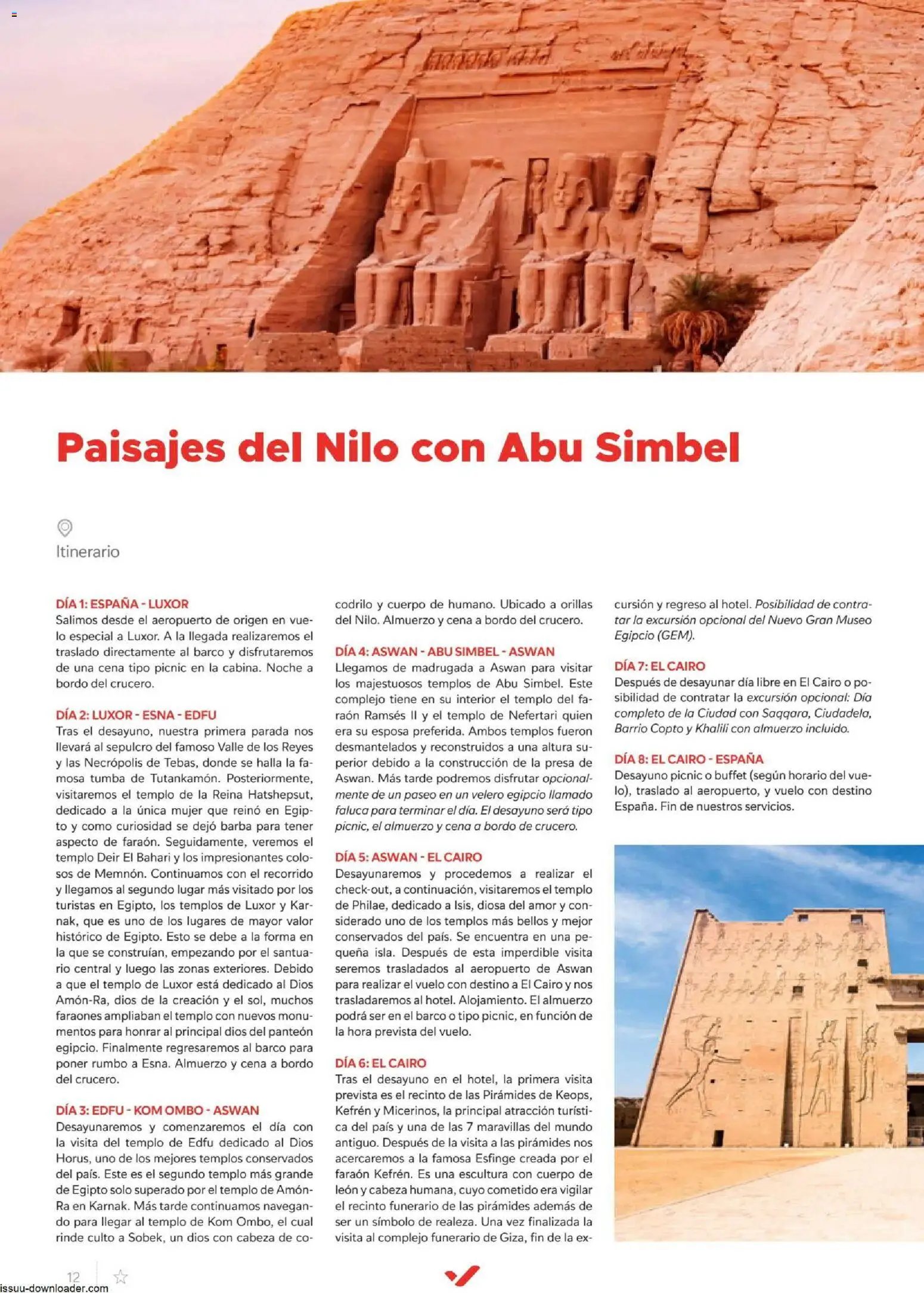 Halcón Viajes Egípto