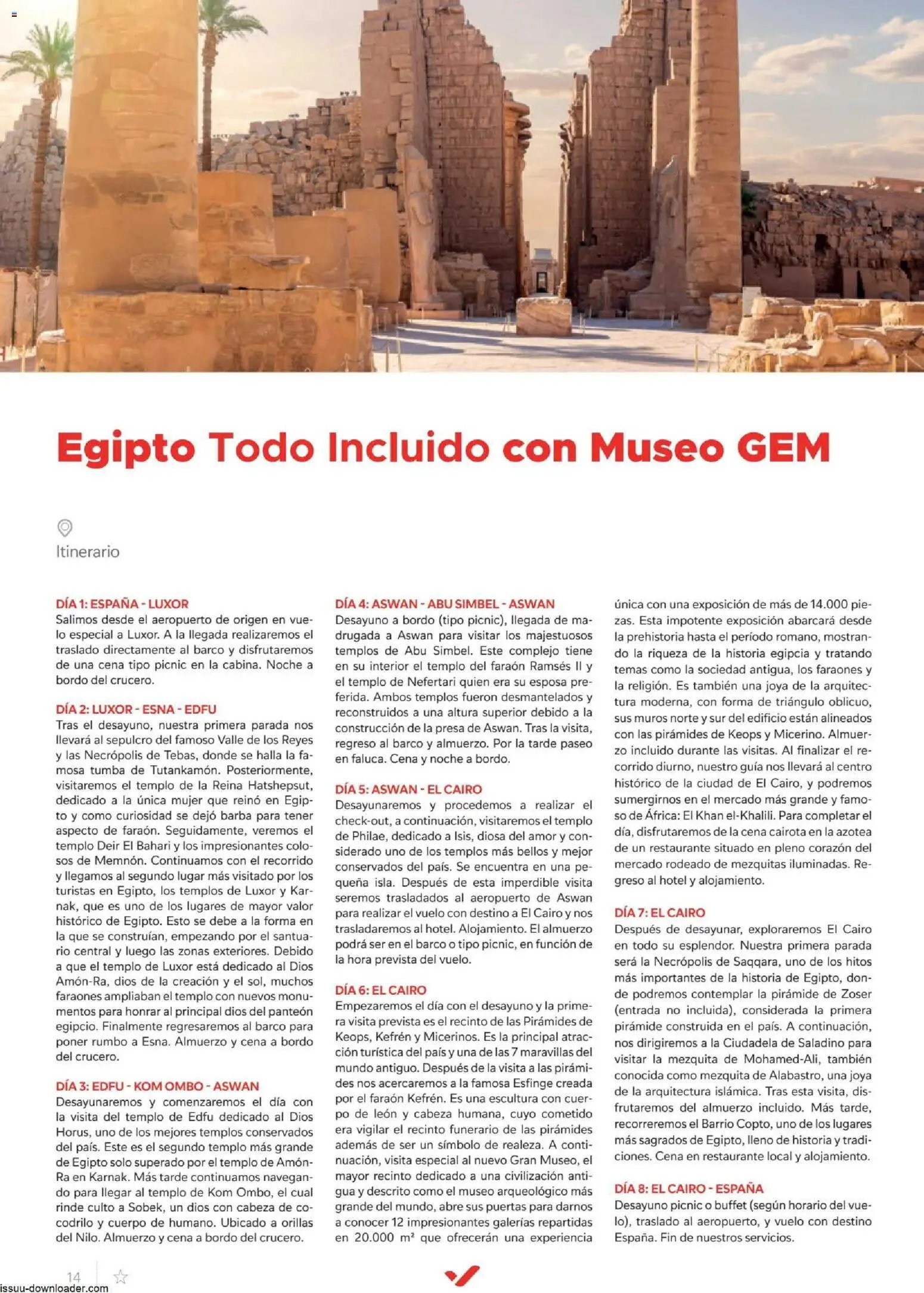 Halcón Viajes Egípto