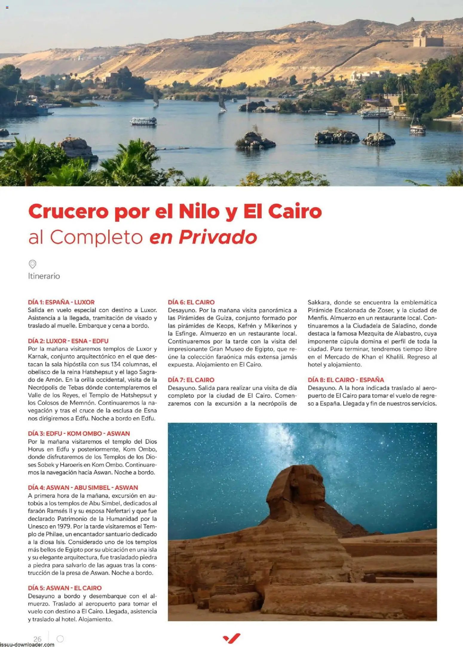 Halcón Viajes Egípto