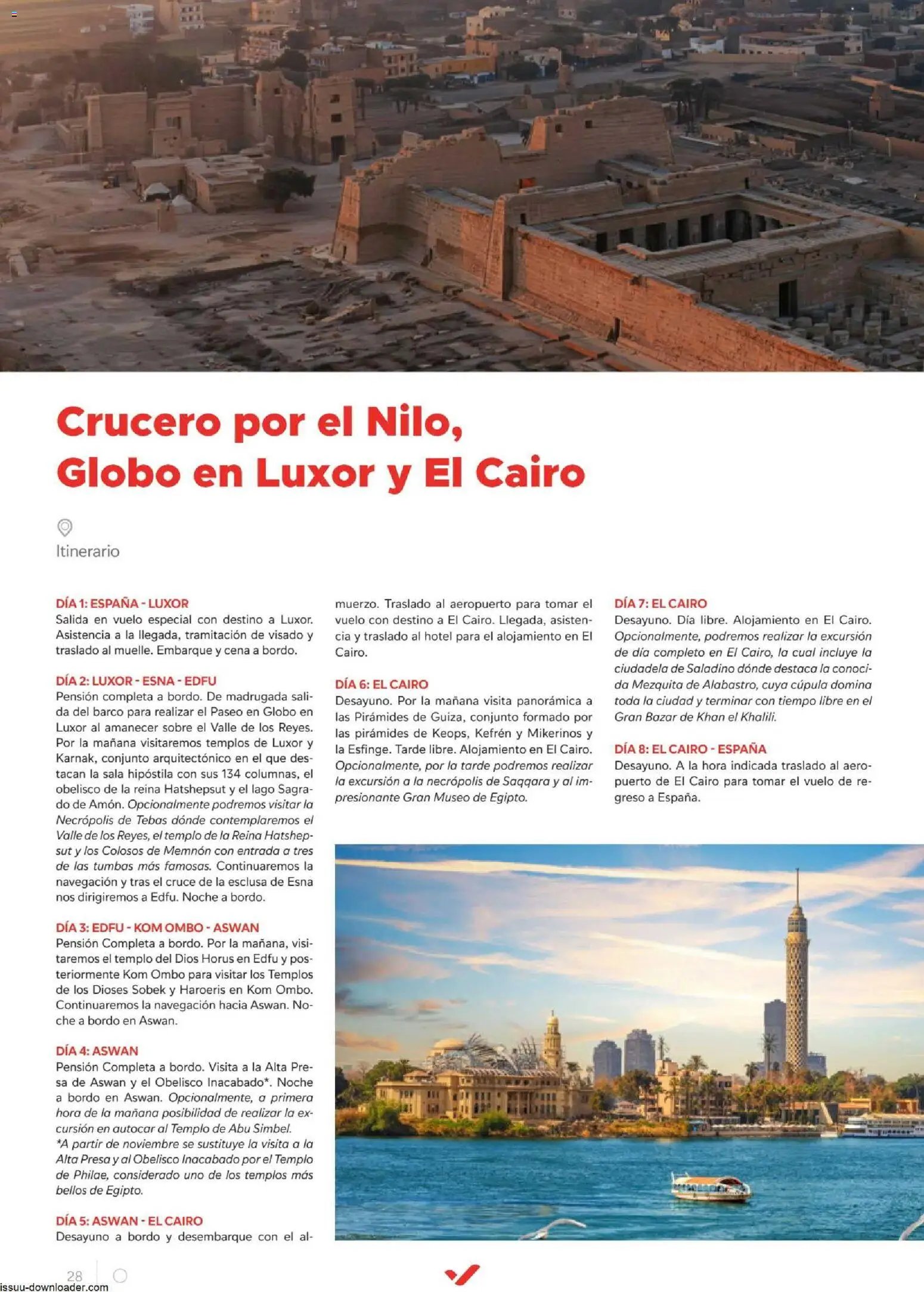 Halcón Viajes Egípto