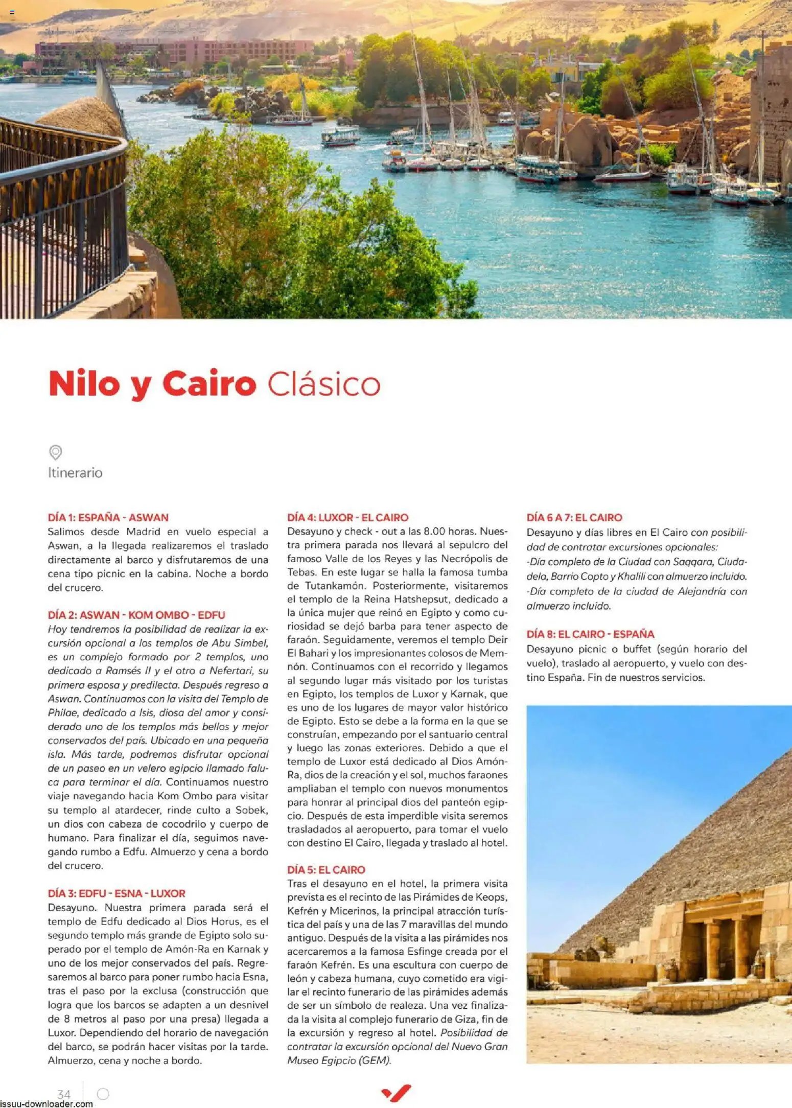 Halcón Viajes Egípto