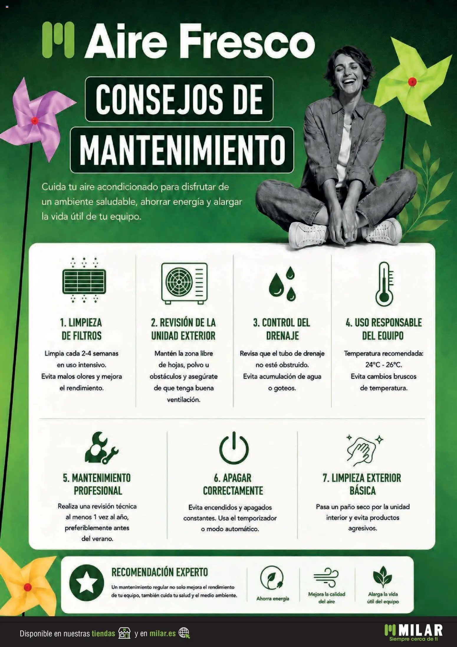Milar folleto