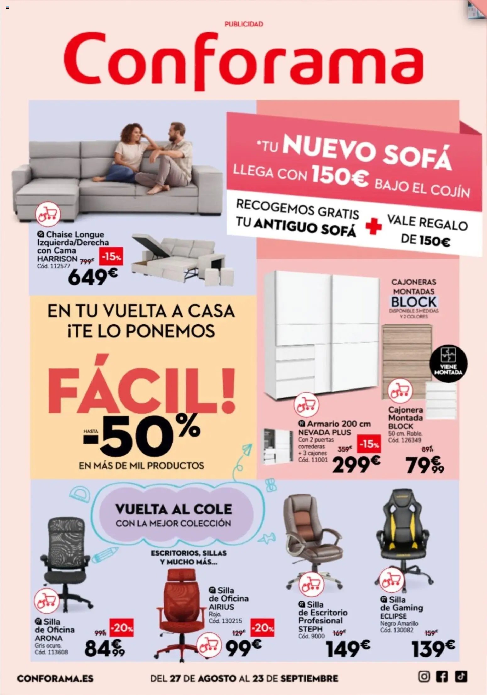 Conforama folleto