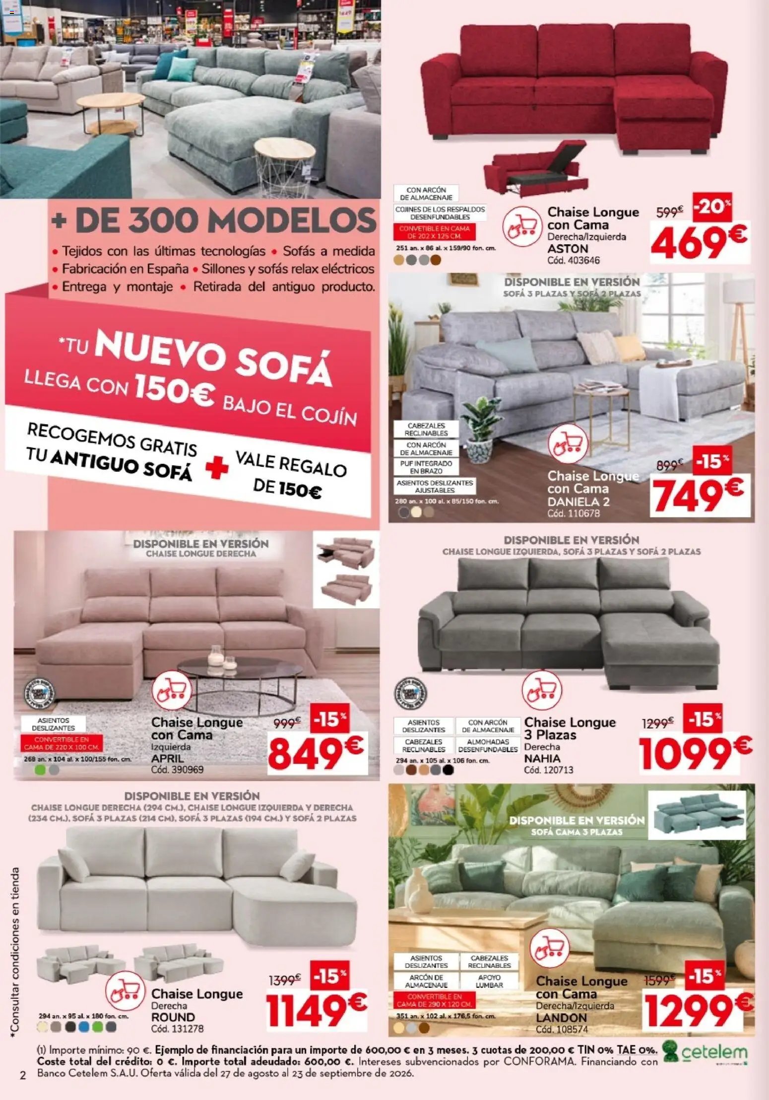 Conforama folleto