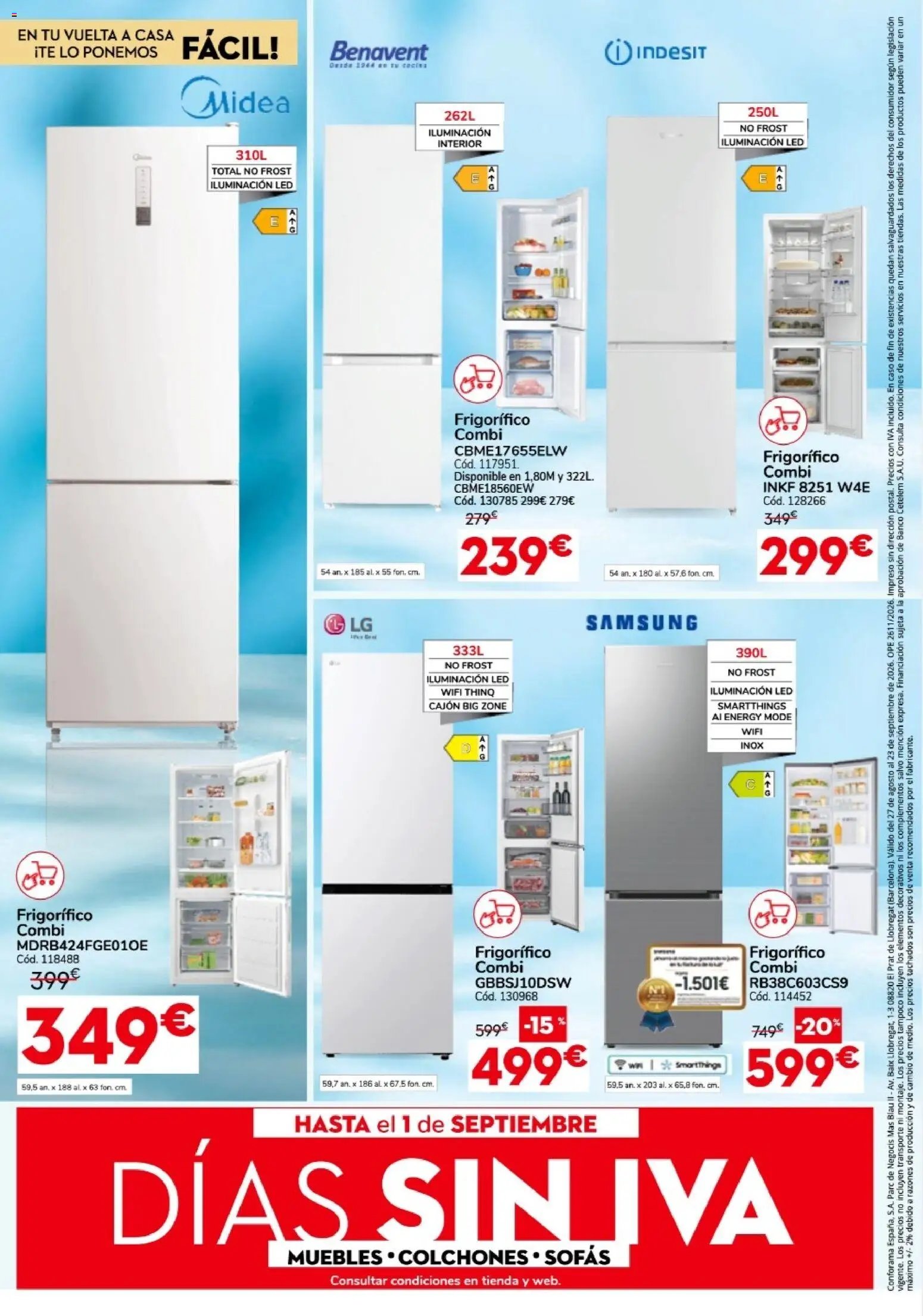 Conforama folleto