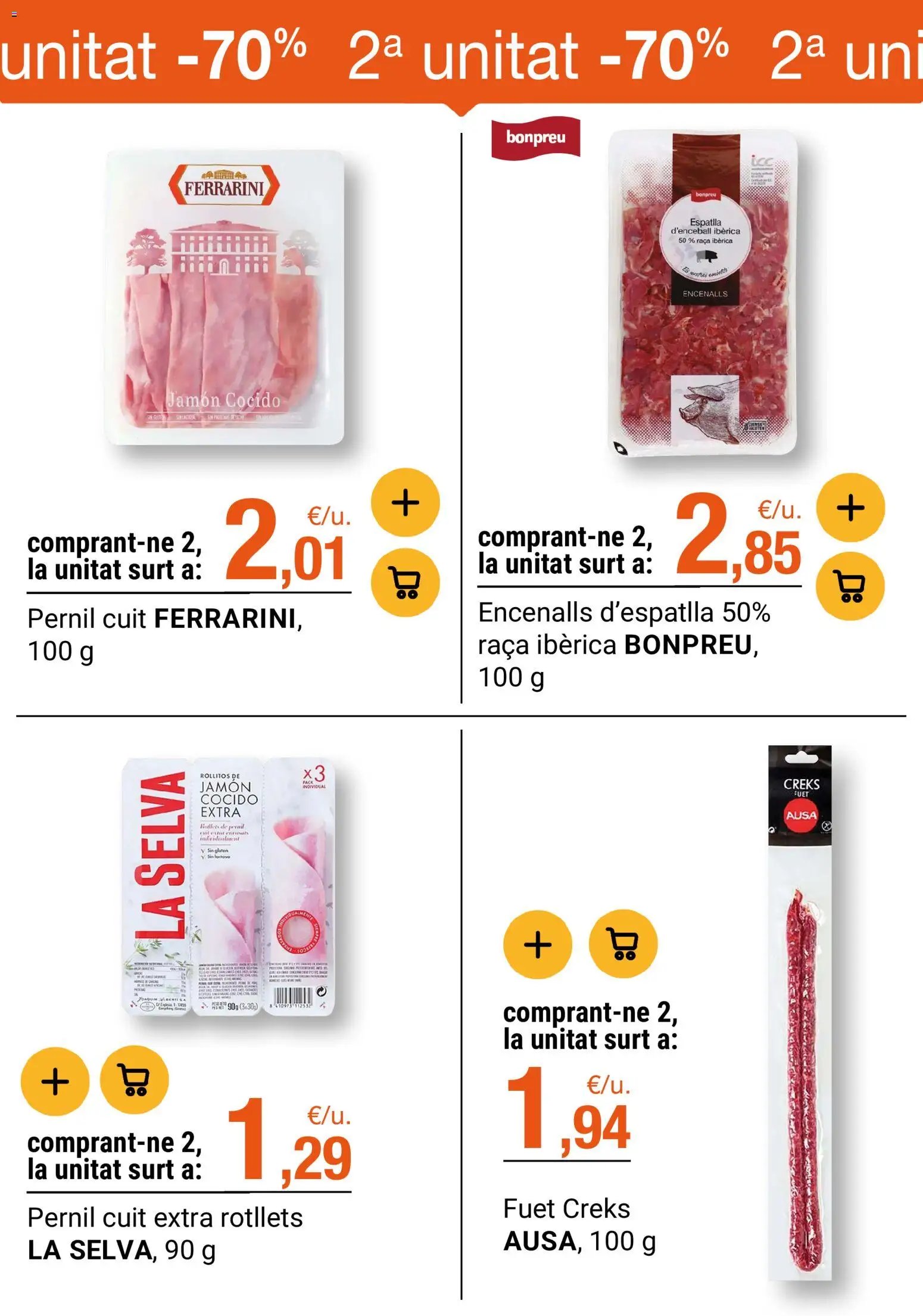 Bonpreu folleto