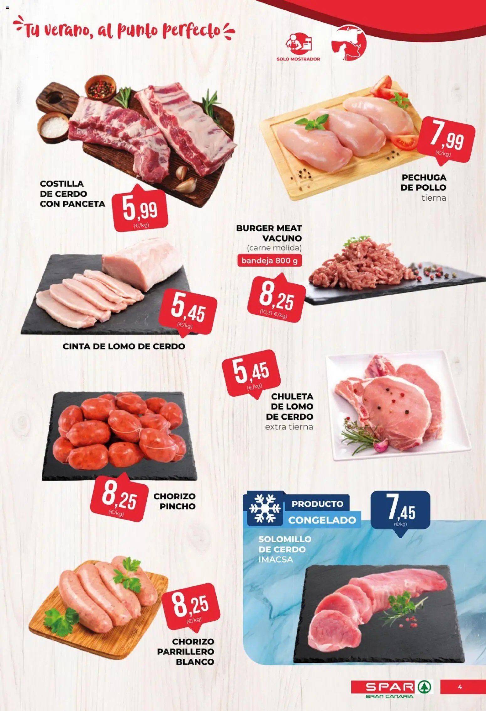 Spar folleto
