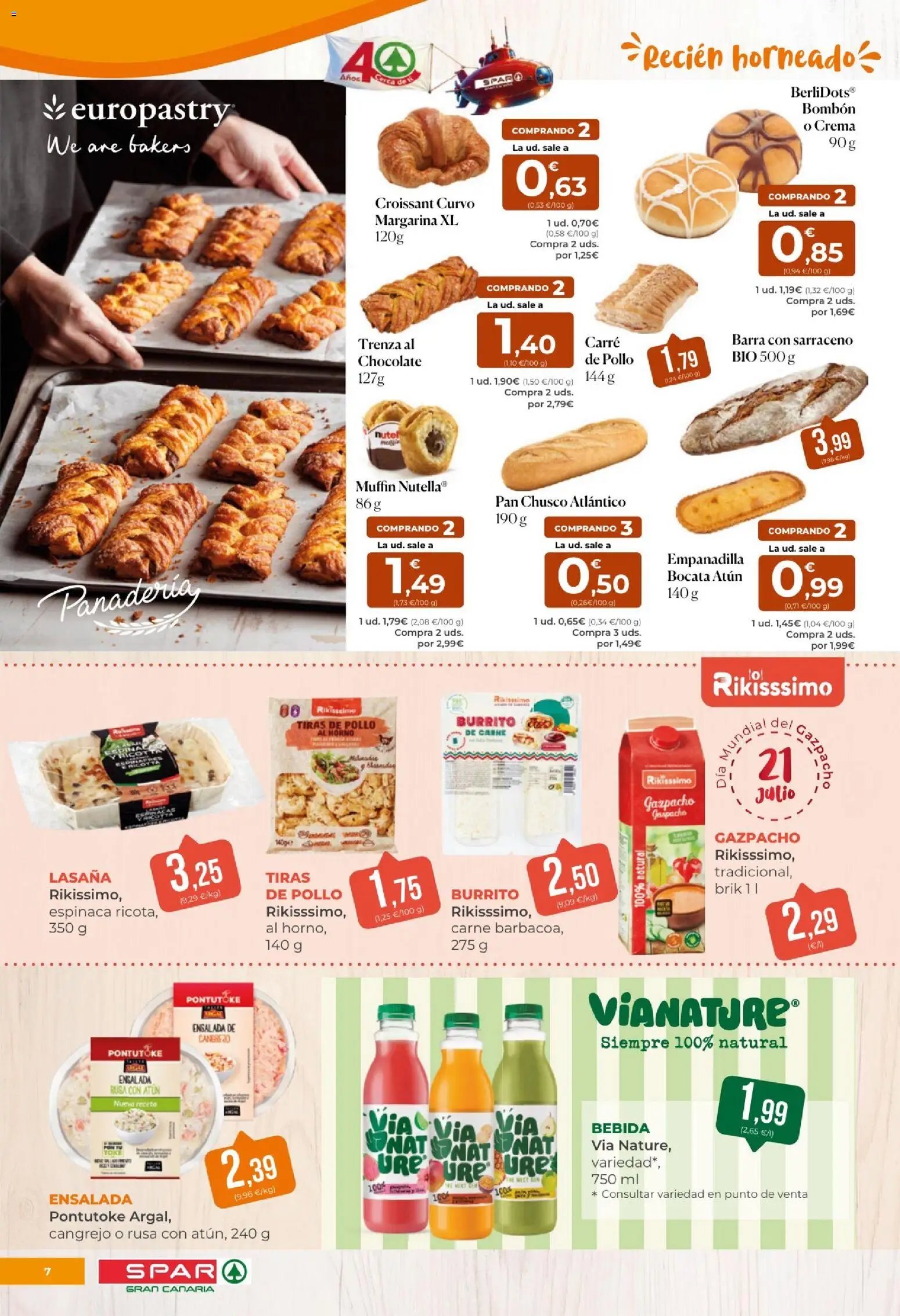 Spar folleto