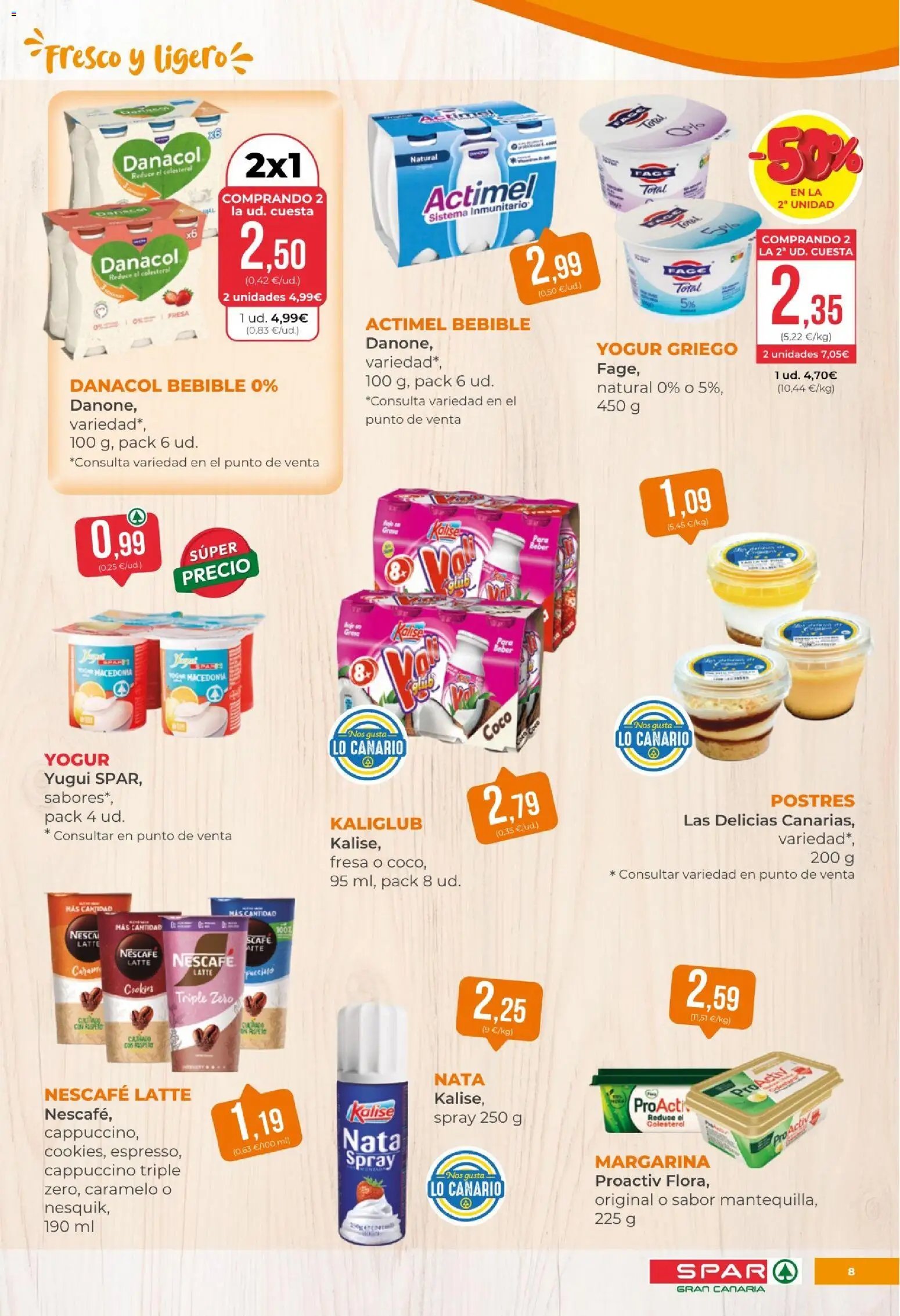 Spar folleto