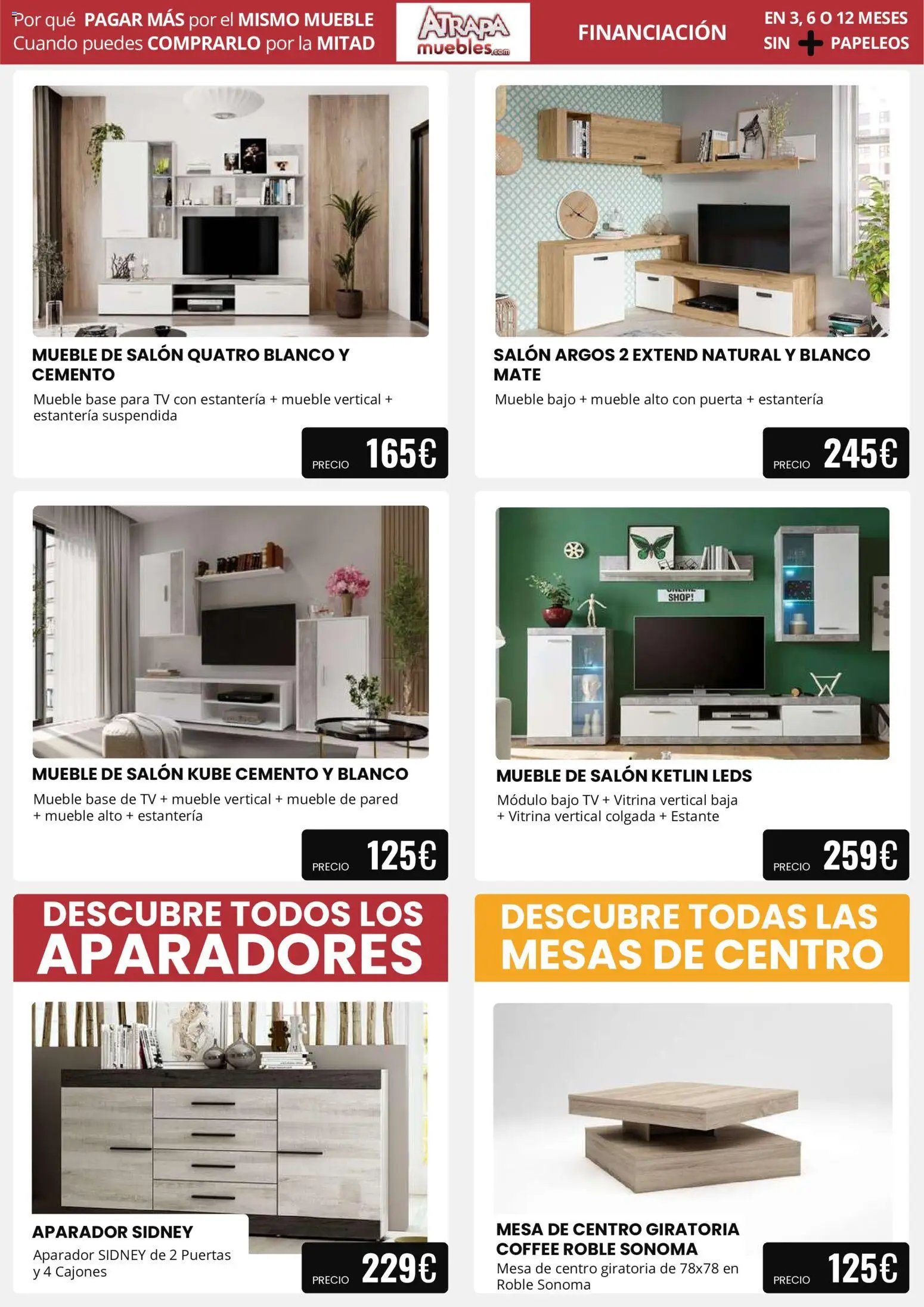 Atrapa Muebles folleto