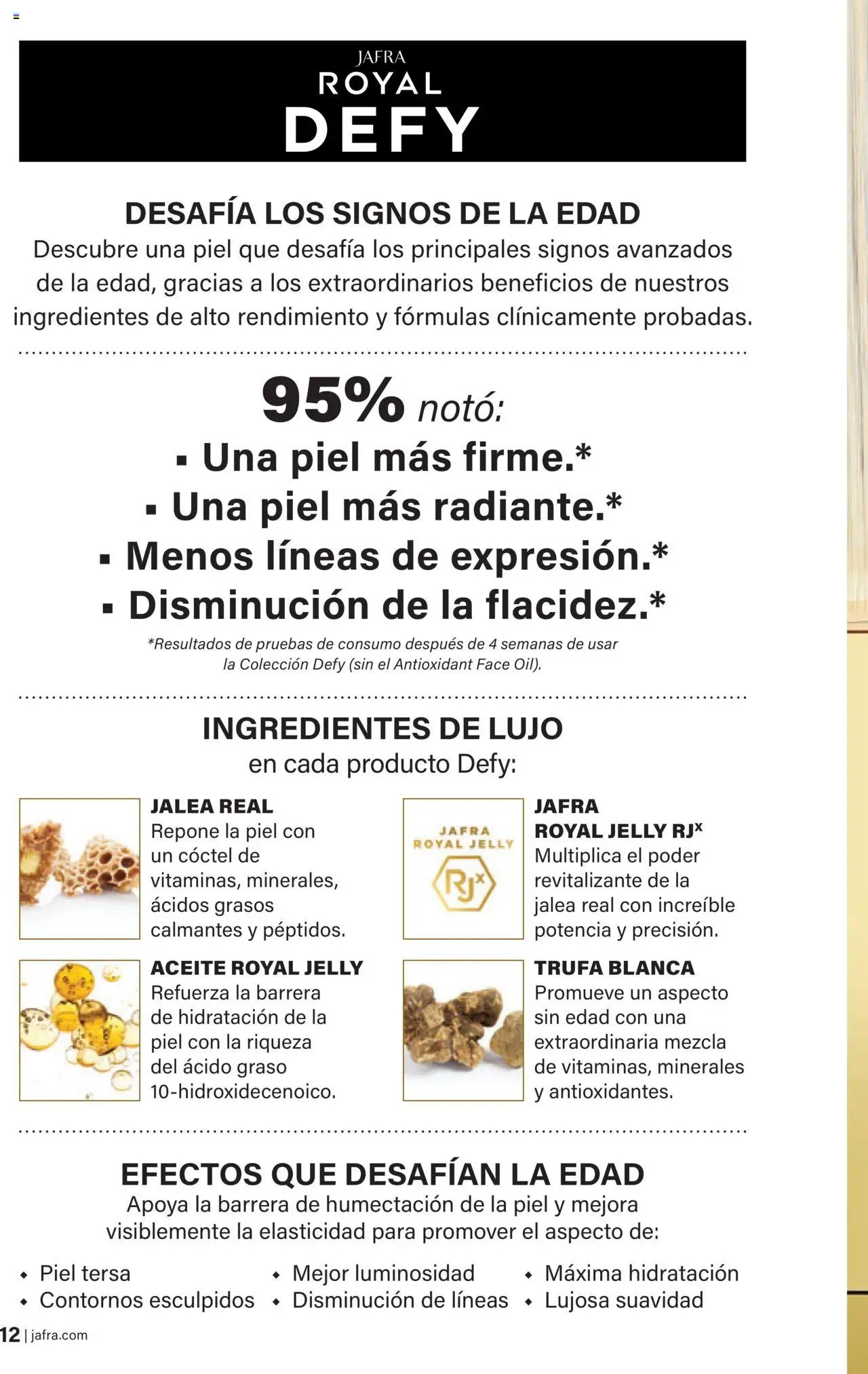 JAFRA folleto