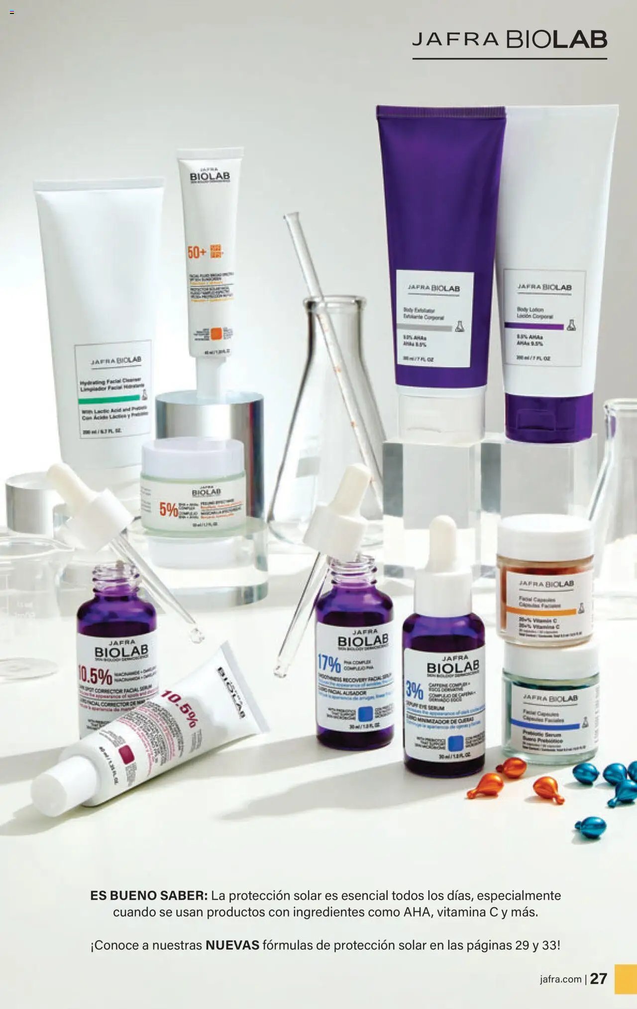 JAFRA folleto