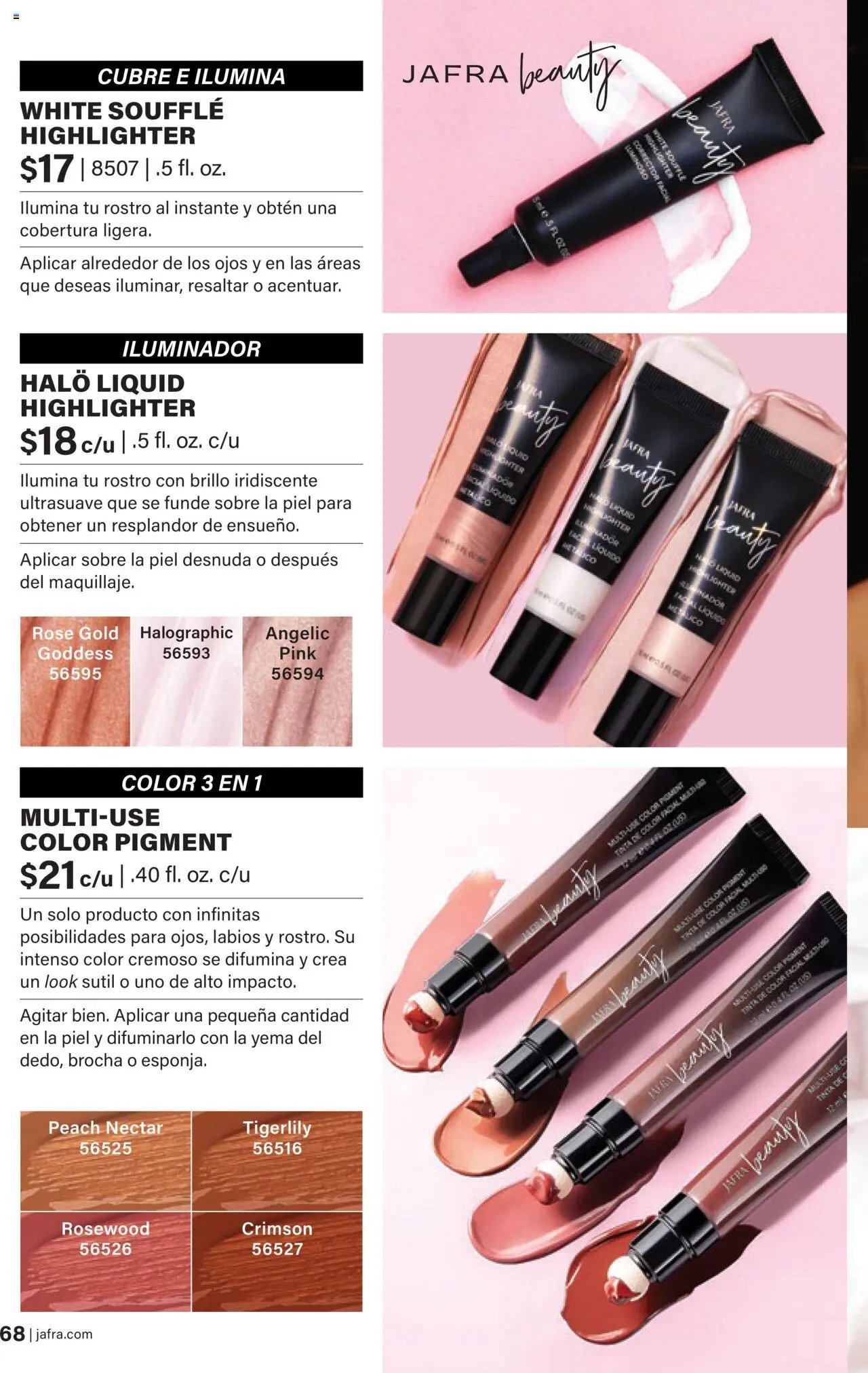 JAFRA folleto