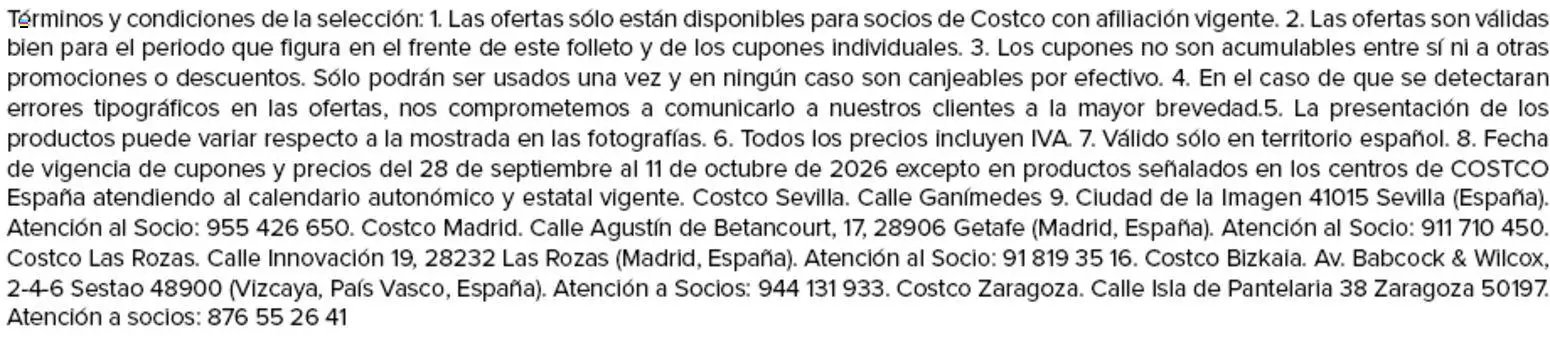 Costco Selección Weider