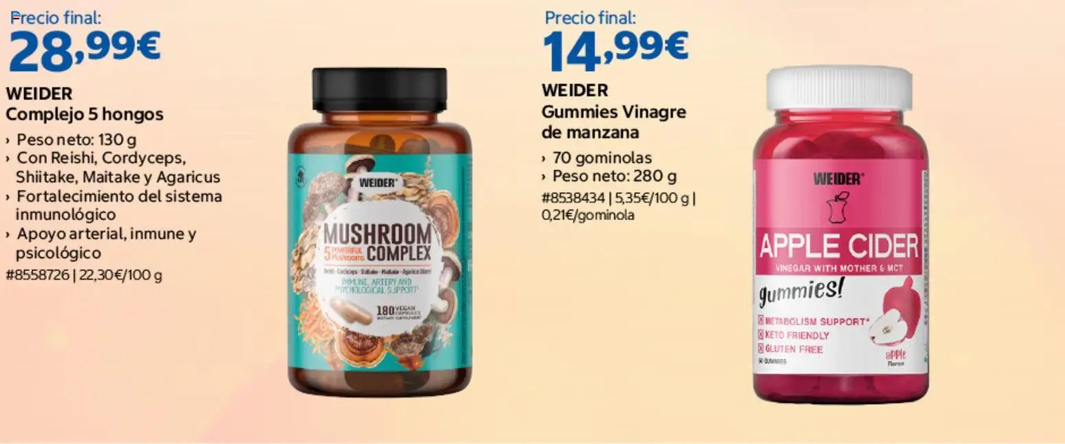Costco Selección Weider