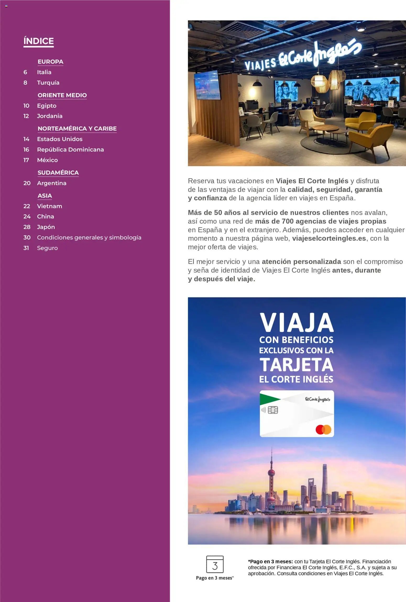 Viajes El Corte Inglés Catálogo 50 aniversario Tourmundial