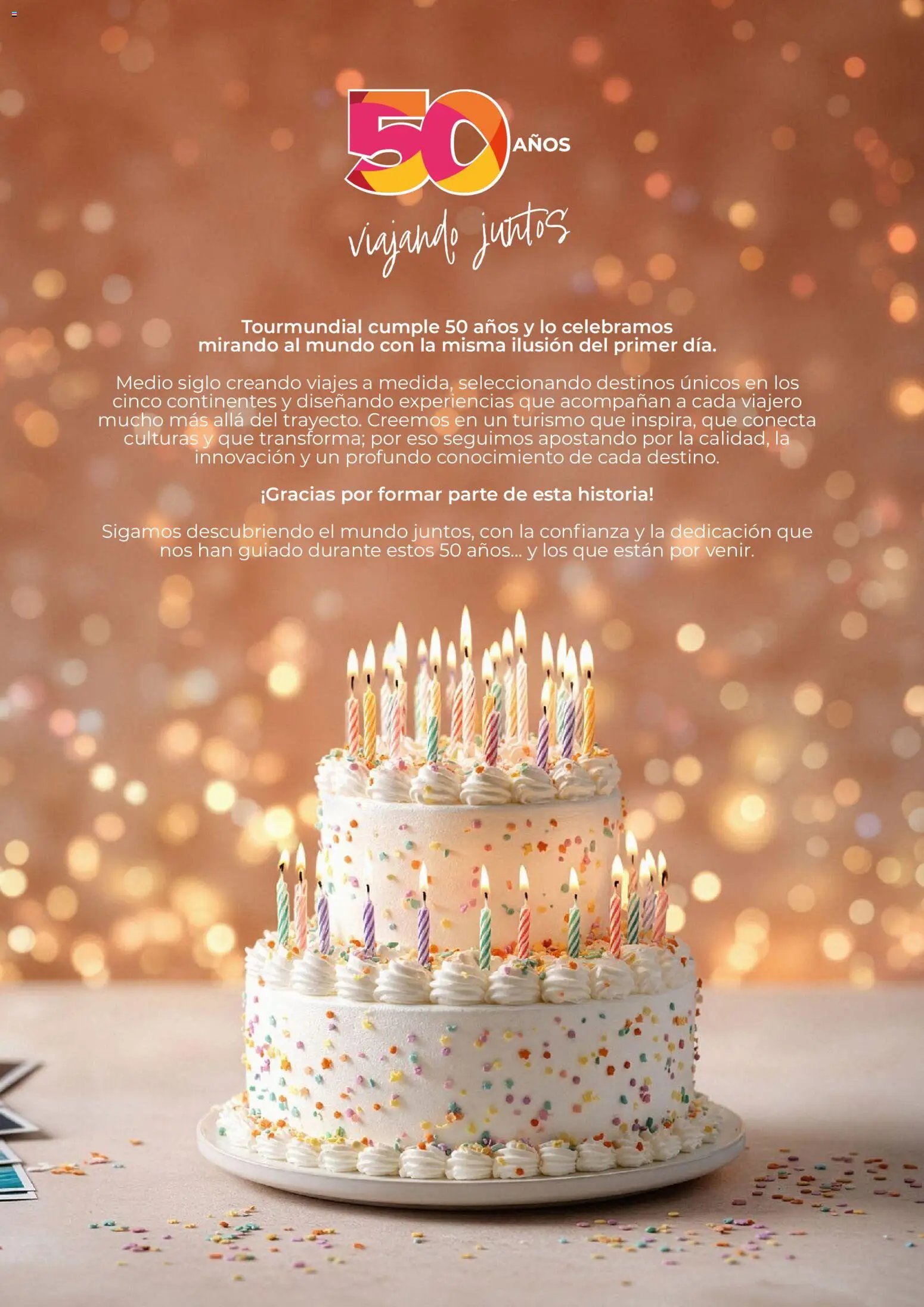 Viajes El Corte Inglés Catálogo 50 aniversario Tourmundial