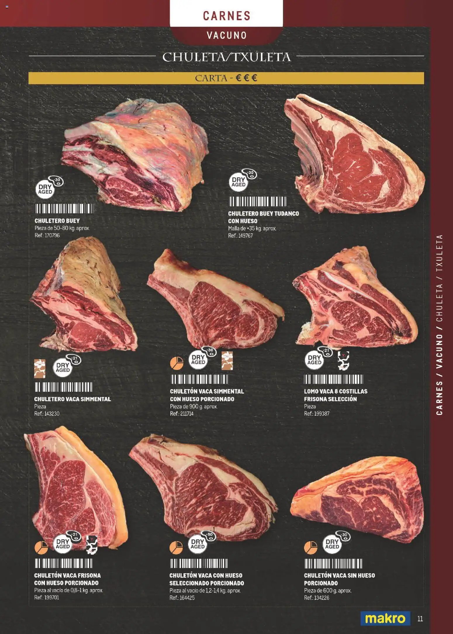 Makro Especial Carta y Menú