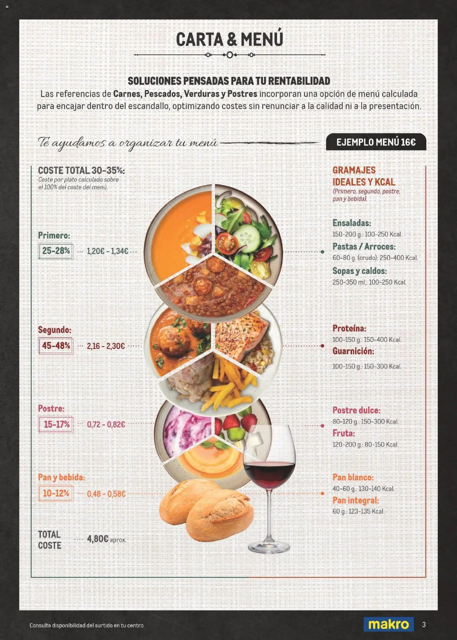 Makro Especial Carta y Menú
