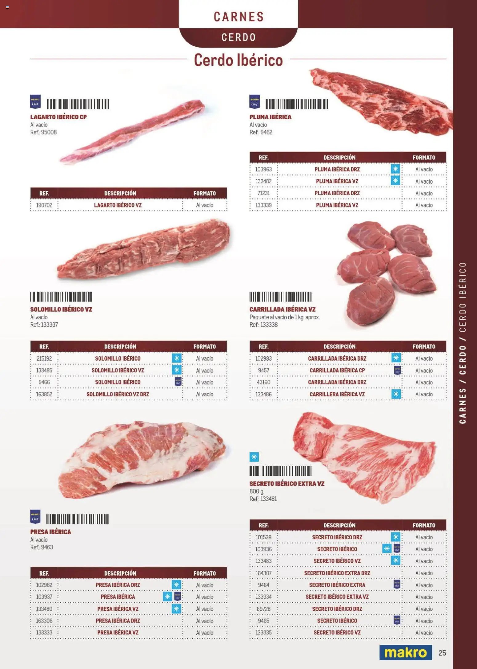 Makro Especial Carta y Menú