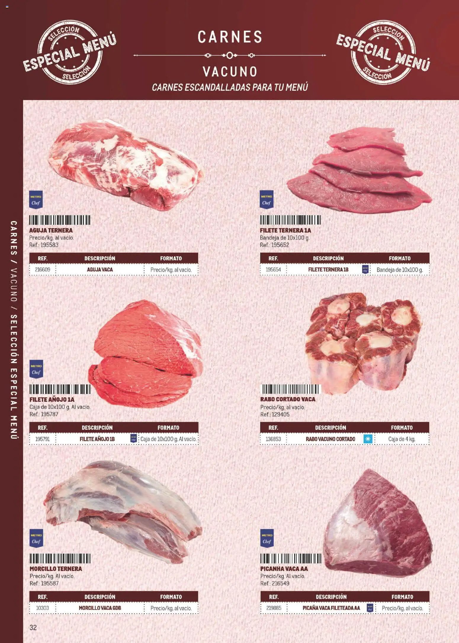 Makro Especial Carta y Menú