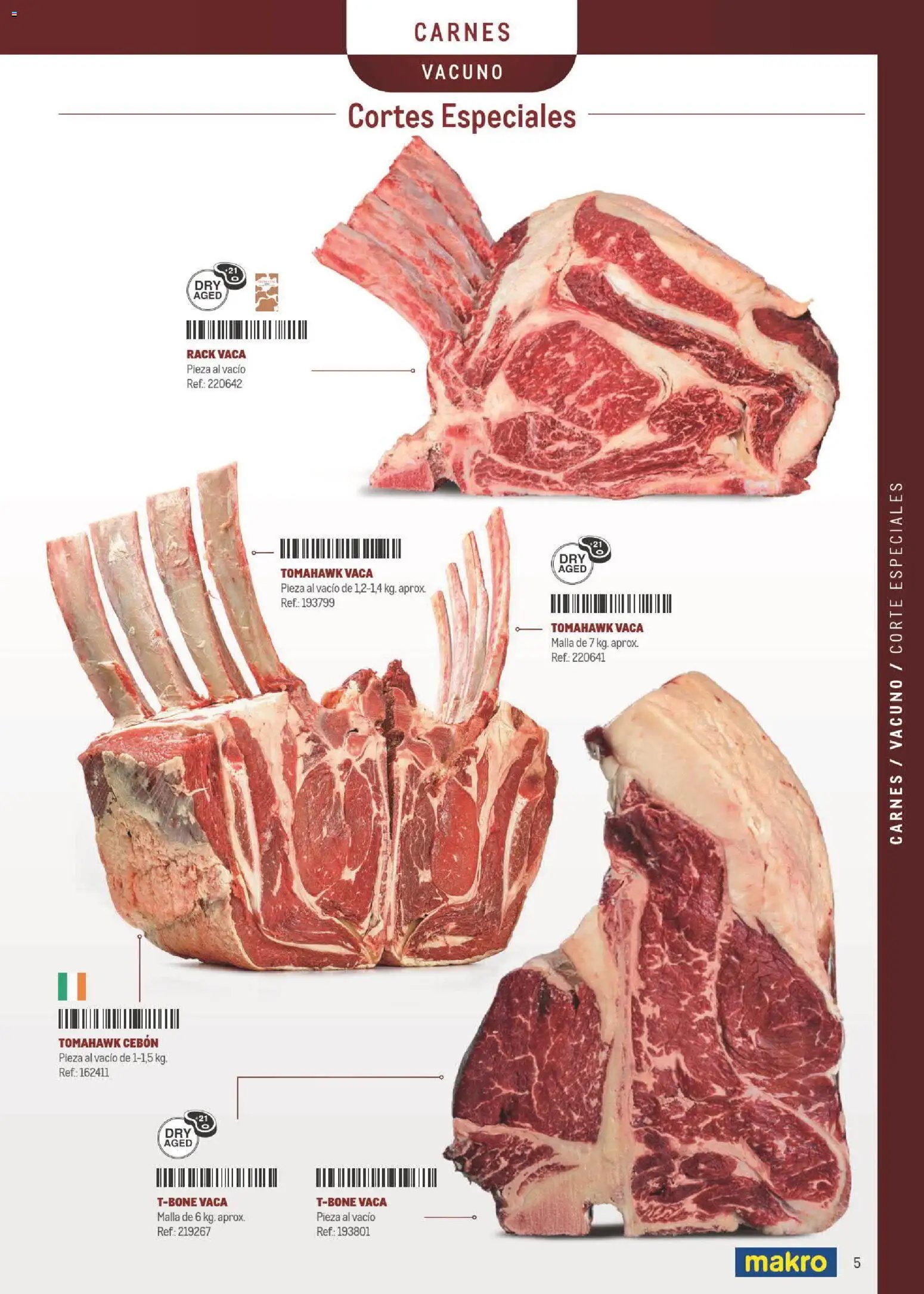 Makro Especial Carta y Menú