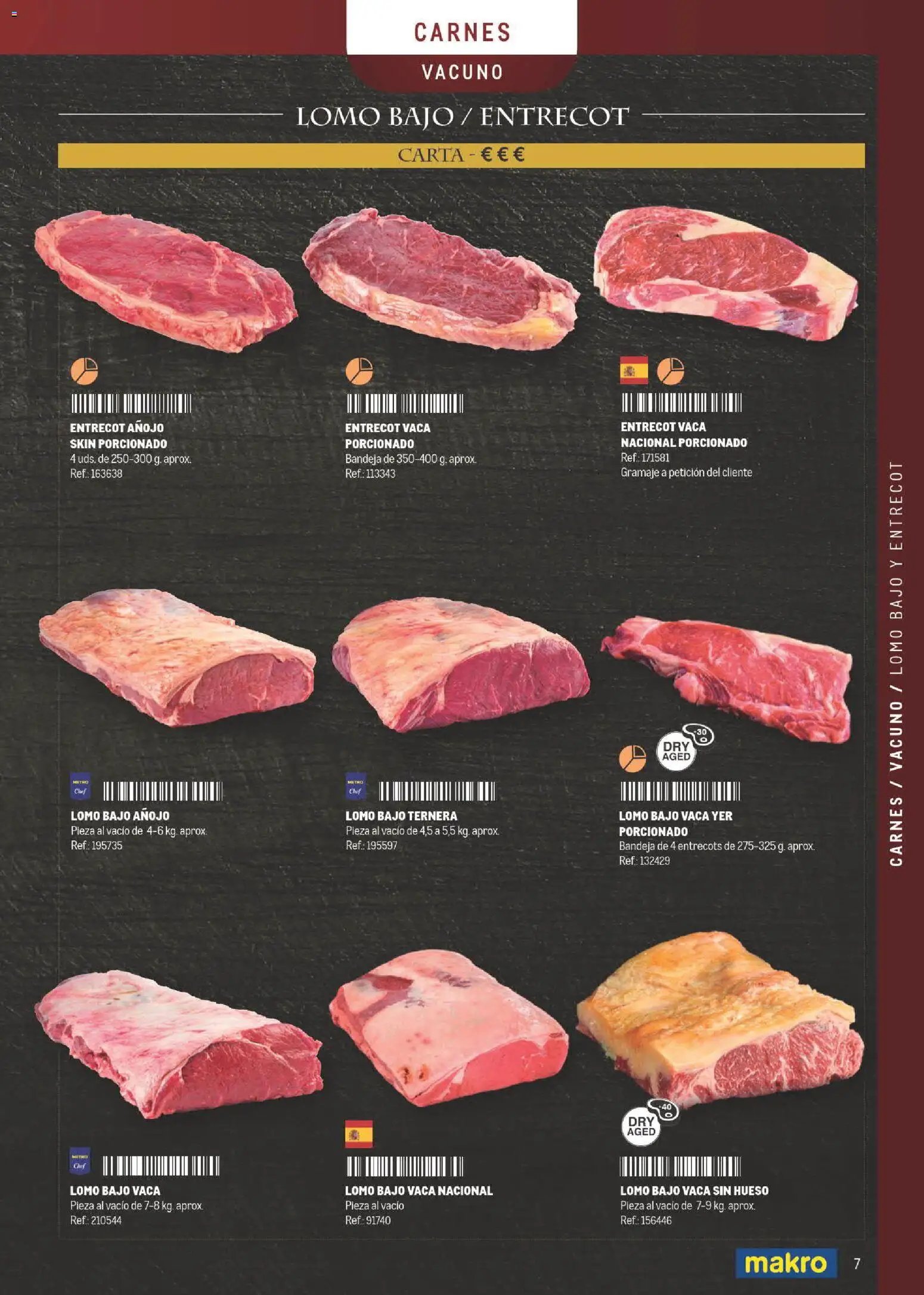 Makro Especial Carta y Menú