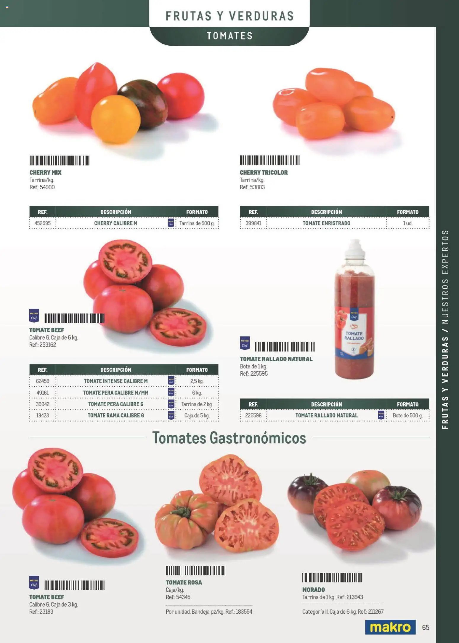 Makro Especial Carta y Menú