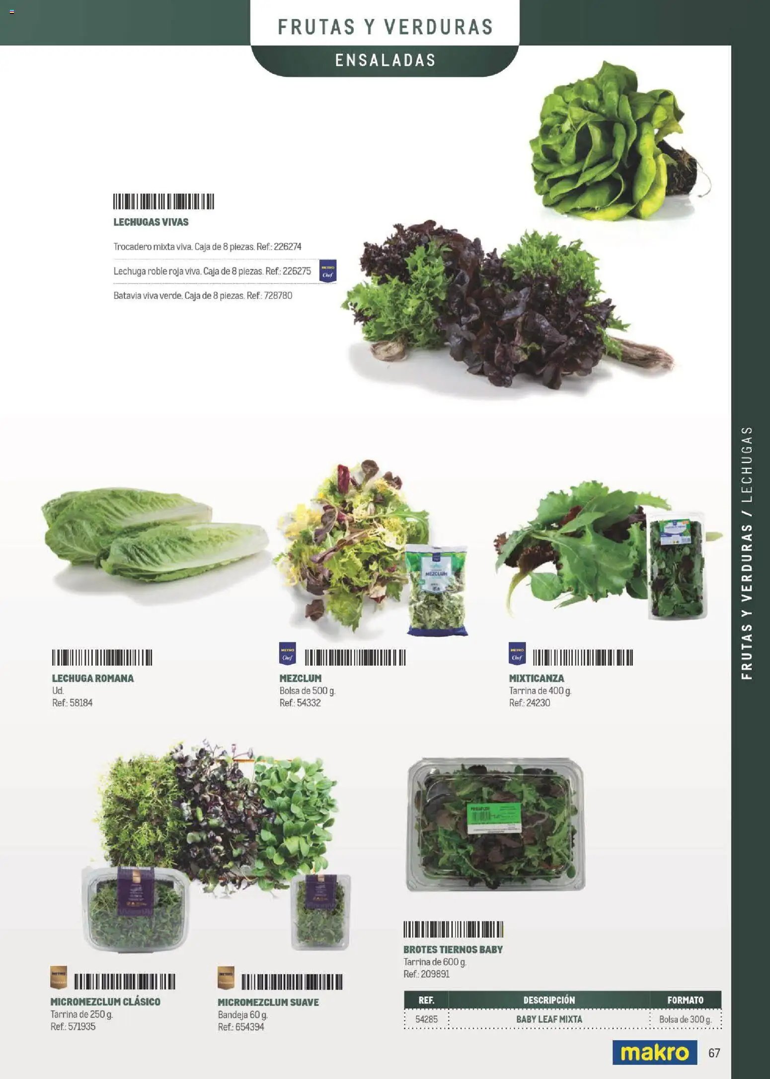 Makro Especial Carta y Menú