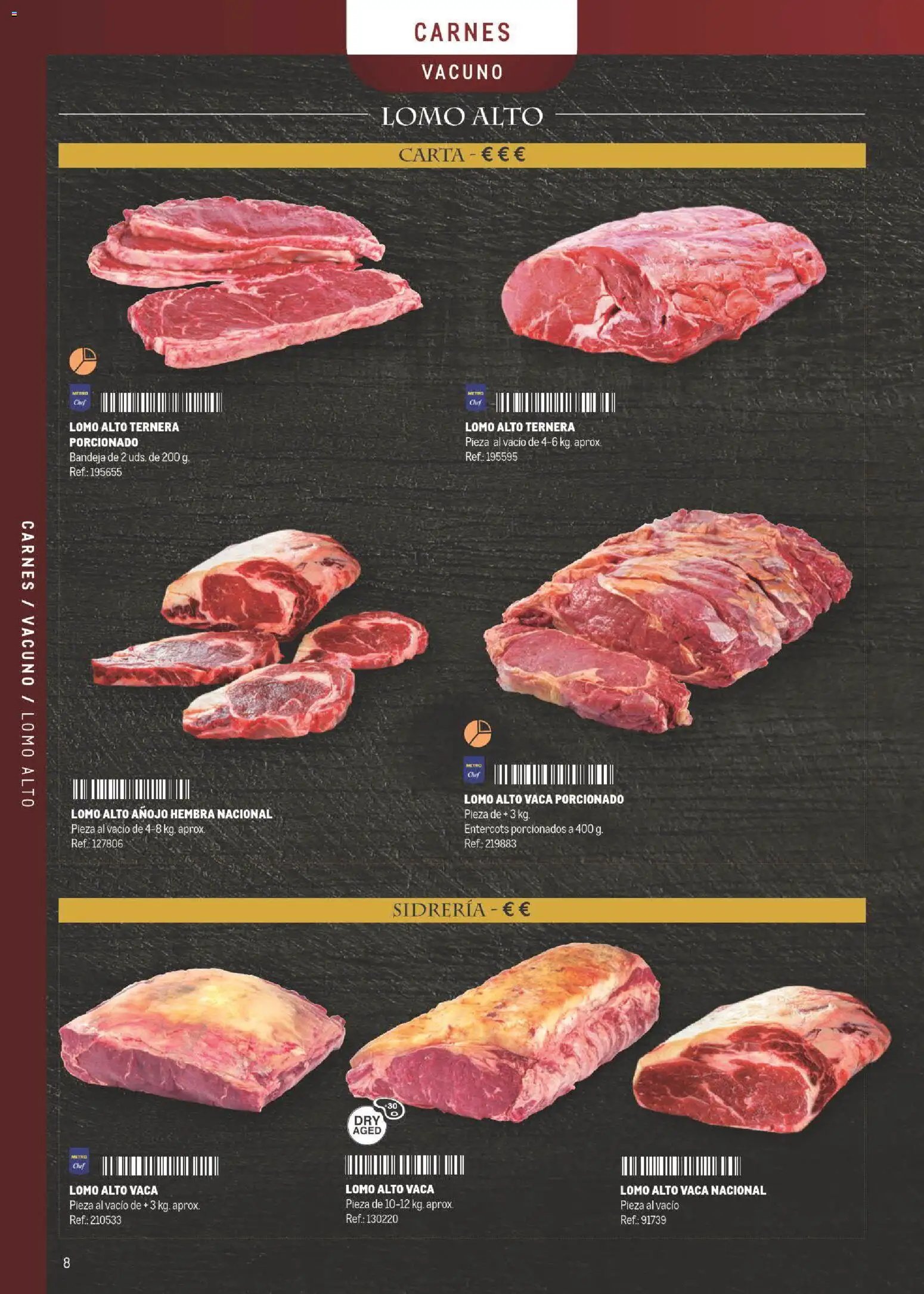 Makro Especial Carta y Menú