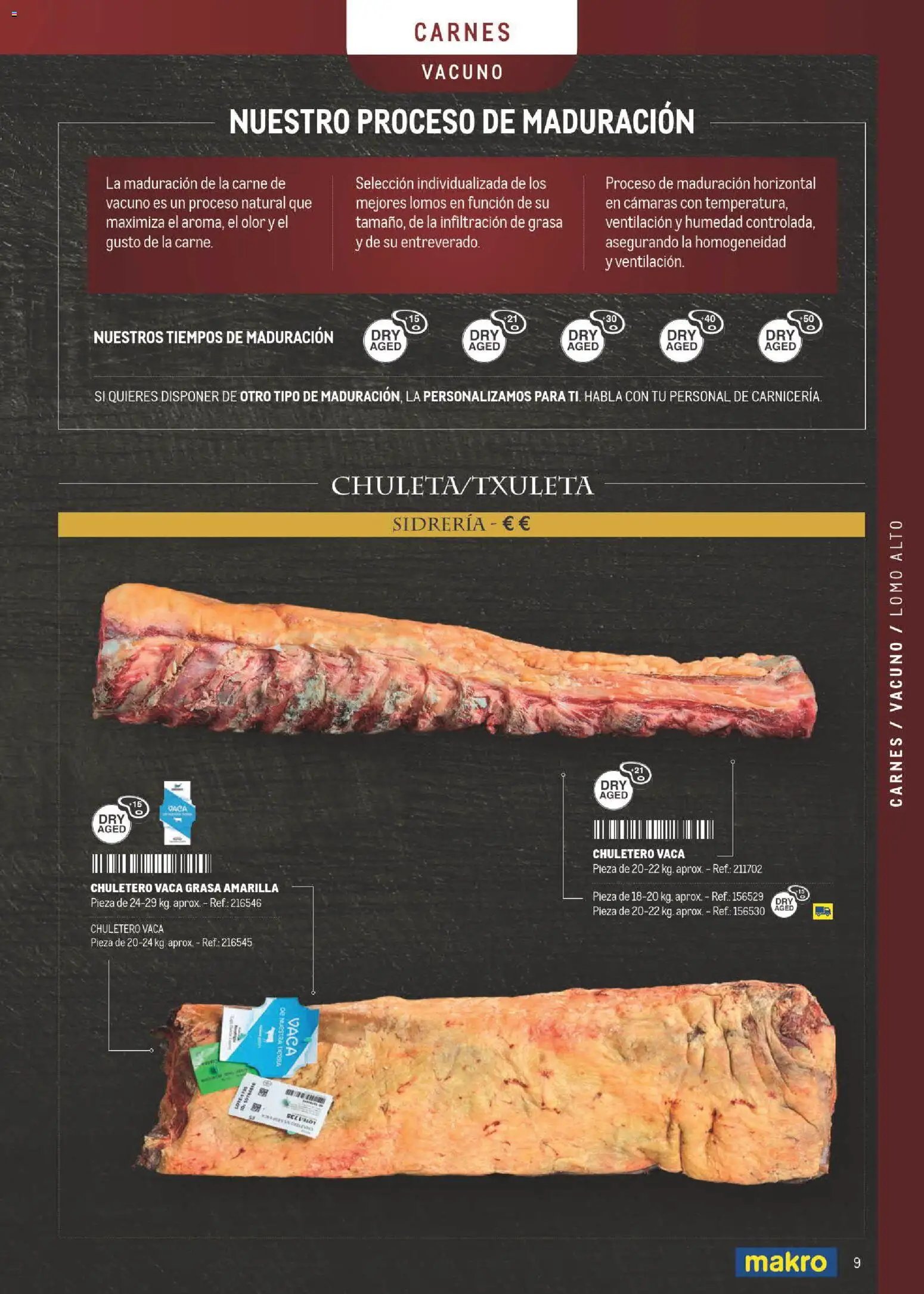 Makro Especial Carta y Menú