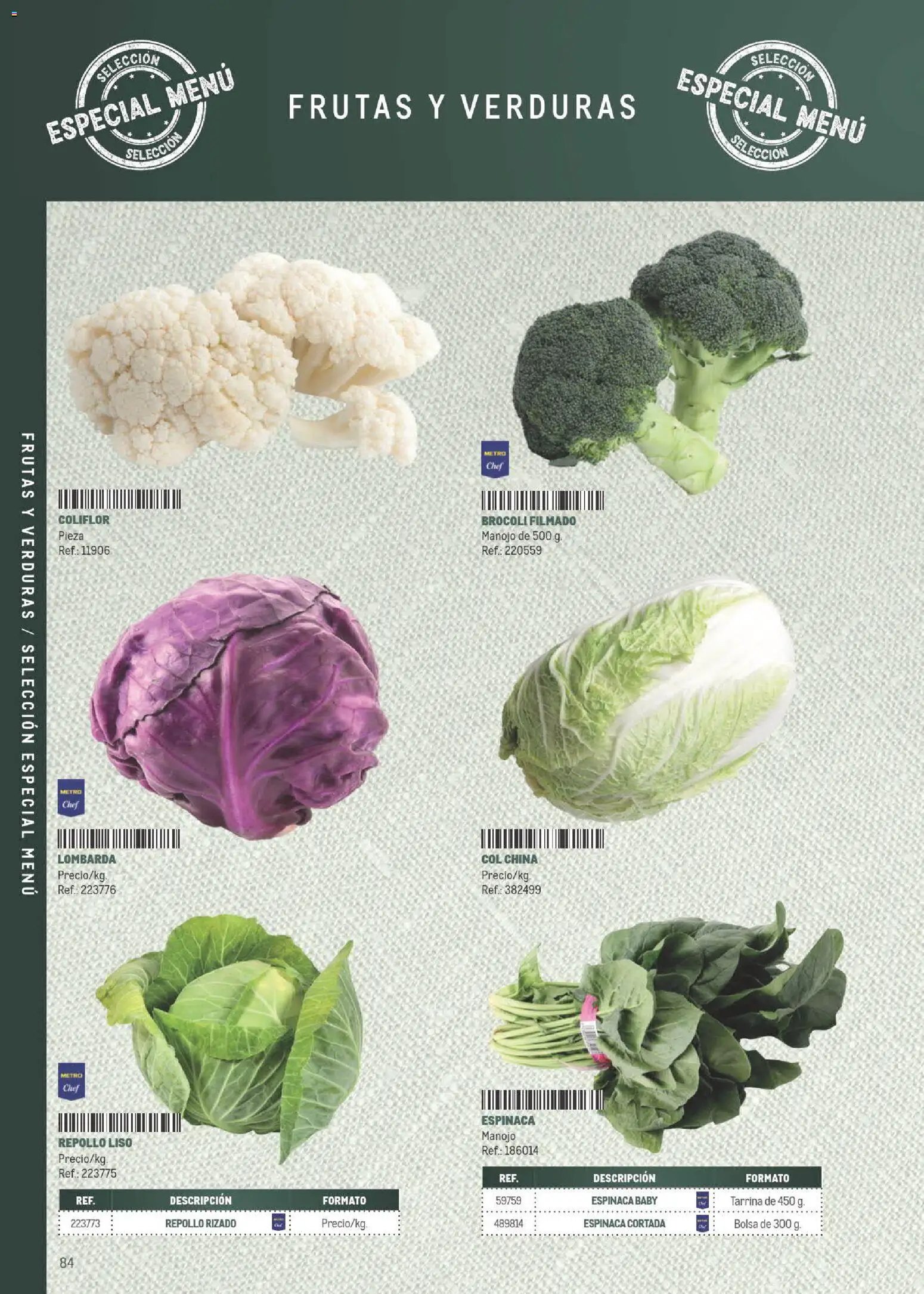 Makro Especial Carta y Menú