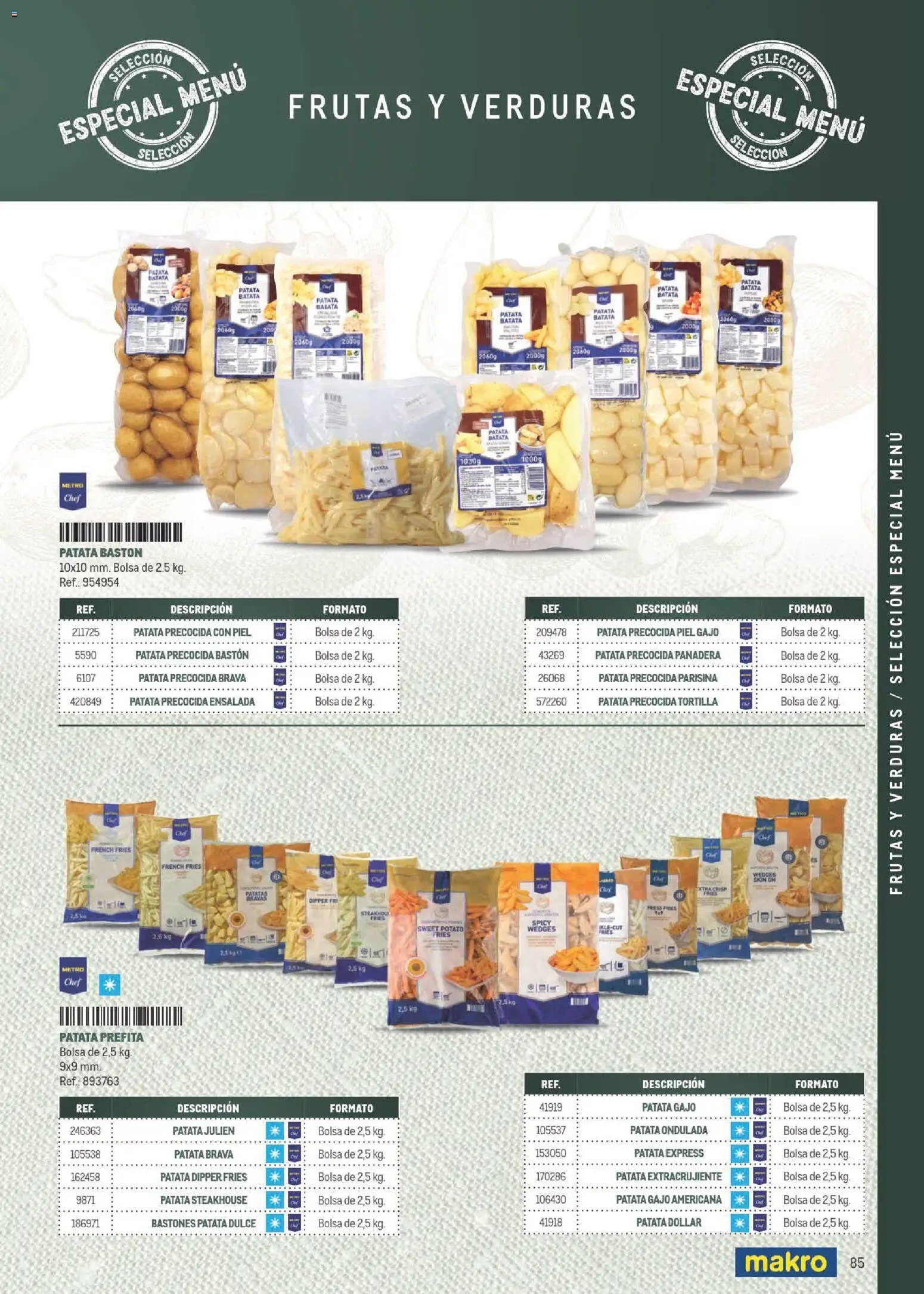 Makro Especial Carta y Menú