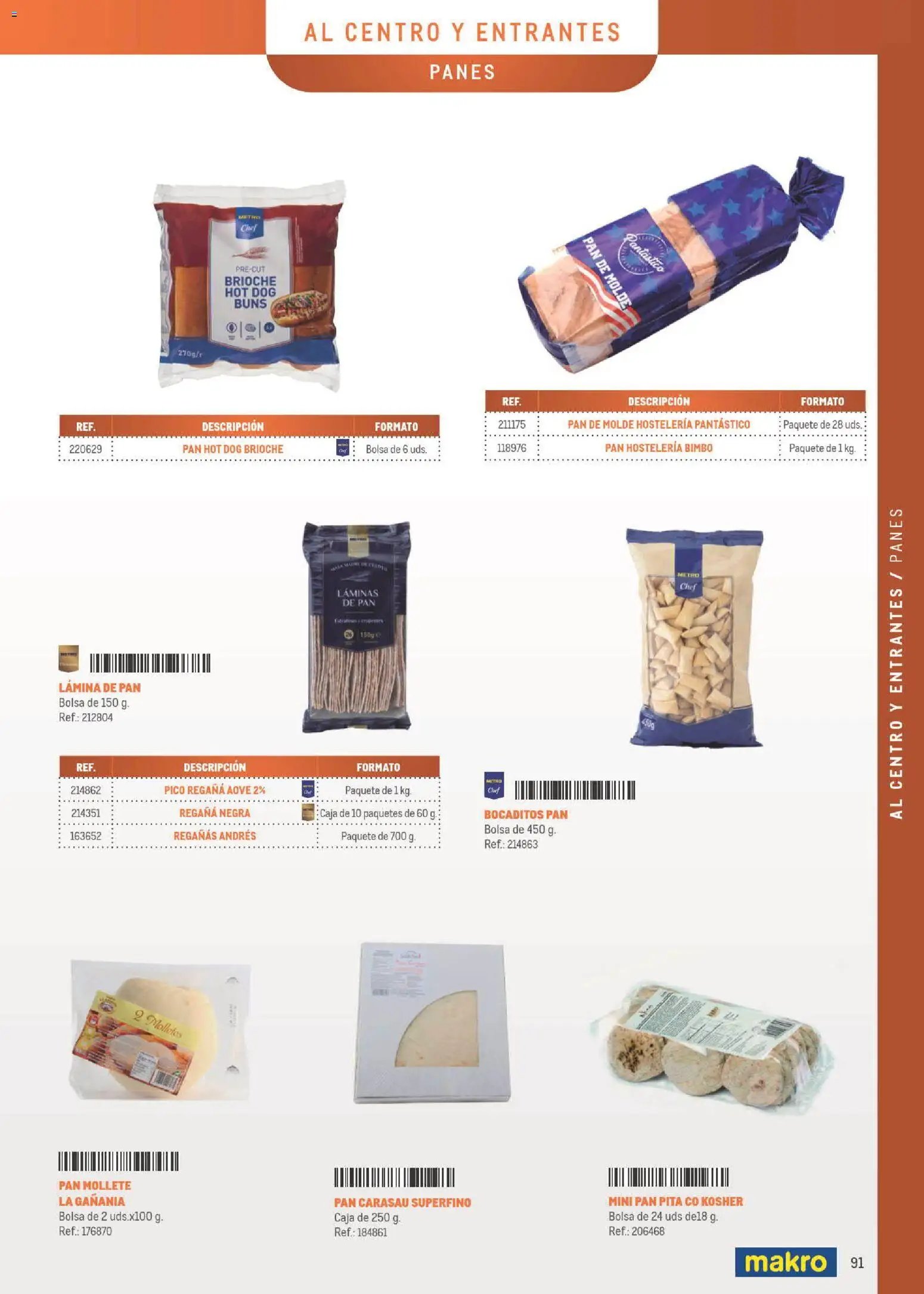 Makro Especial Carta y Menú