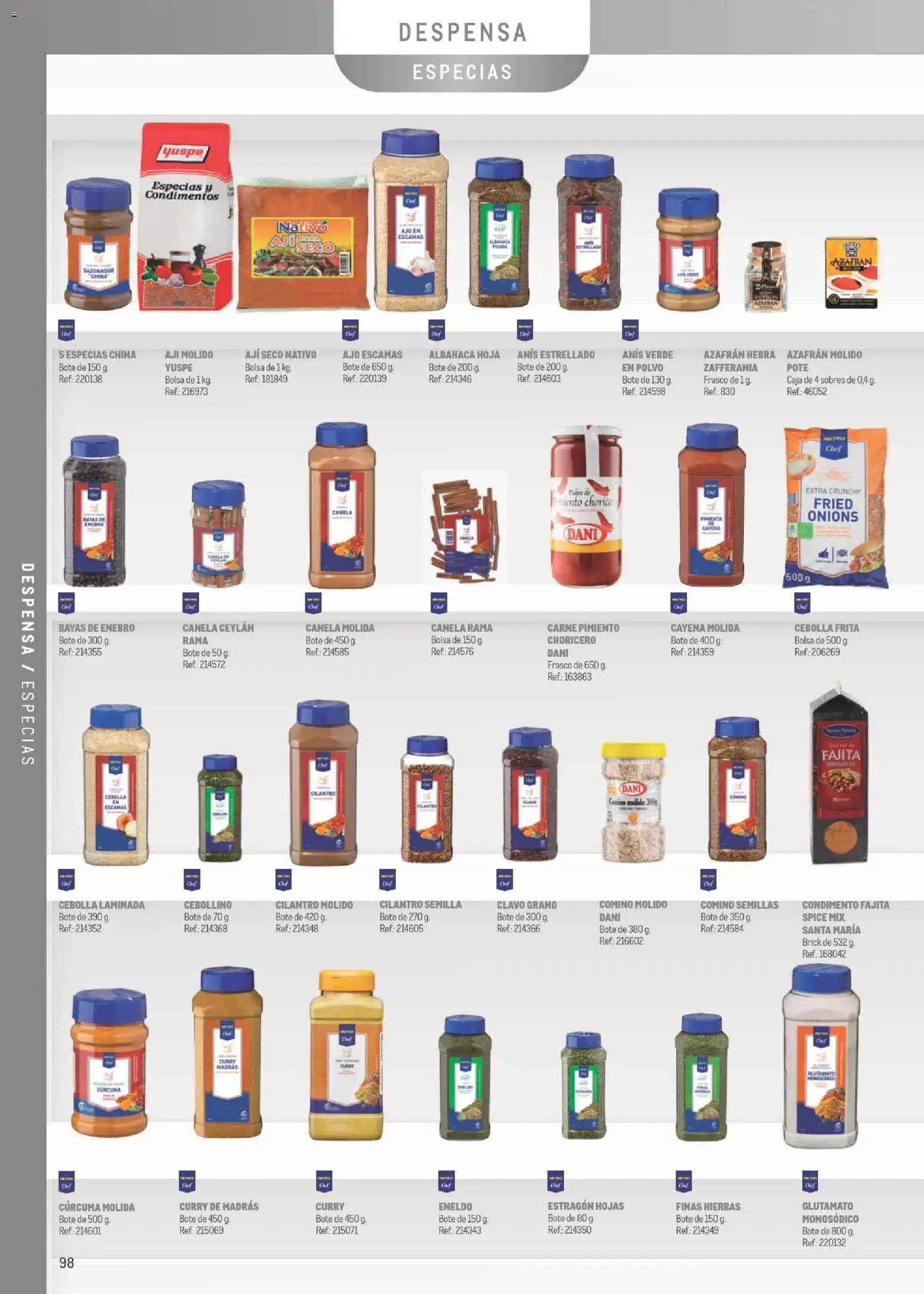 Makro Especial Carta y Menú
